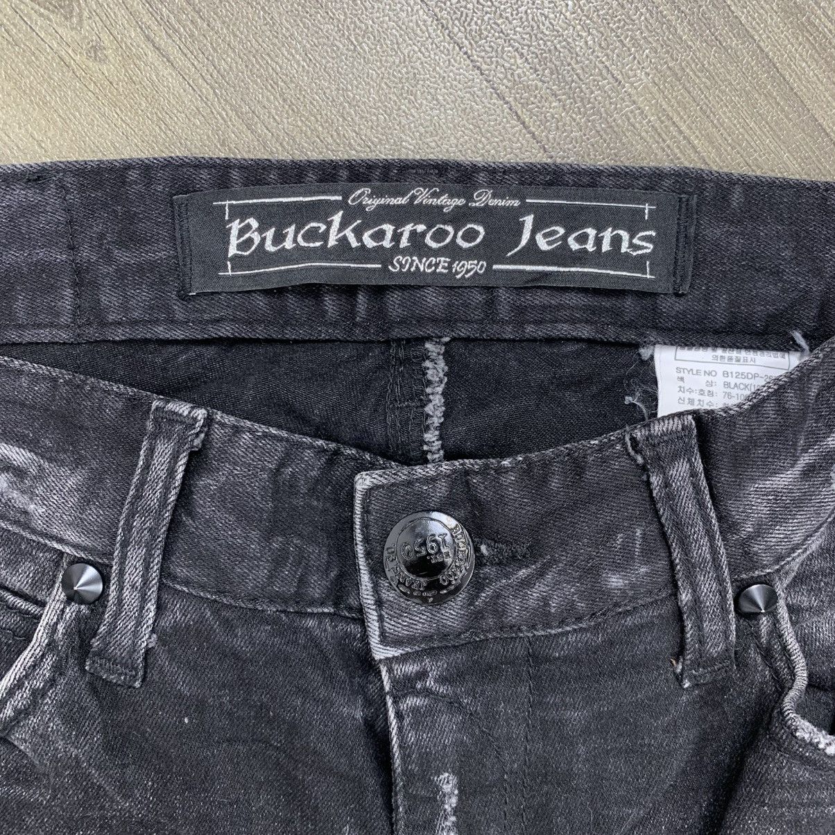 Japanese Brand Punk Style 2000’s Buckaro Distressed Clawmark Slim Jeans Size US 31 - 8 Thumbnail