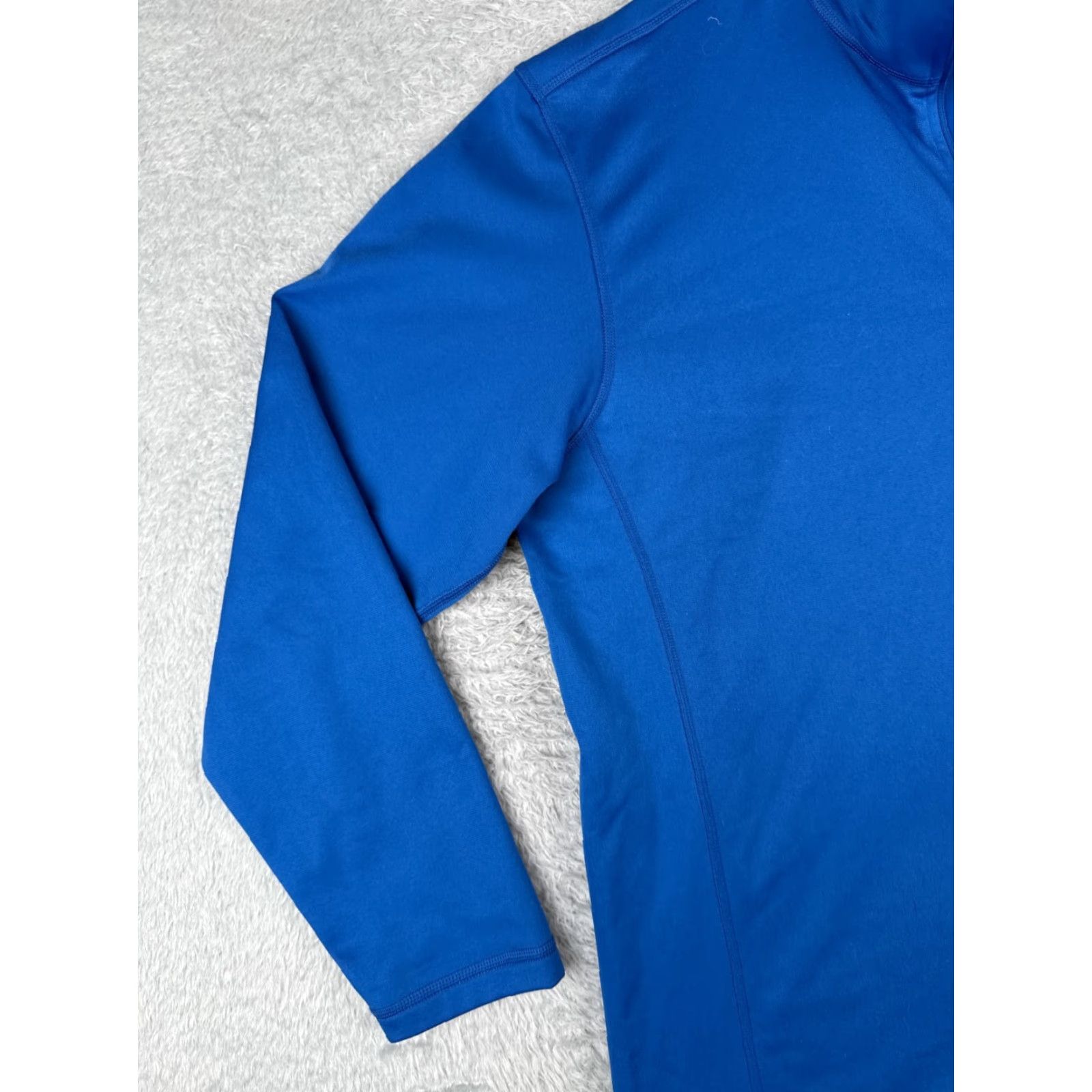 The North Face The North Face Sweater Mens XL Blue 1/4 Zip Mock Neck Polyester Fleece Embroidered Logo Pullover Casual Men’s Core Size US XL / EU 56 / 4 - 3 Thumbnail