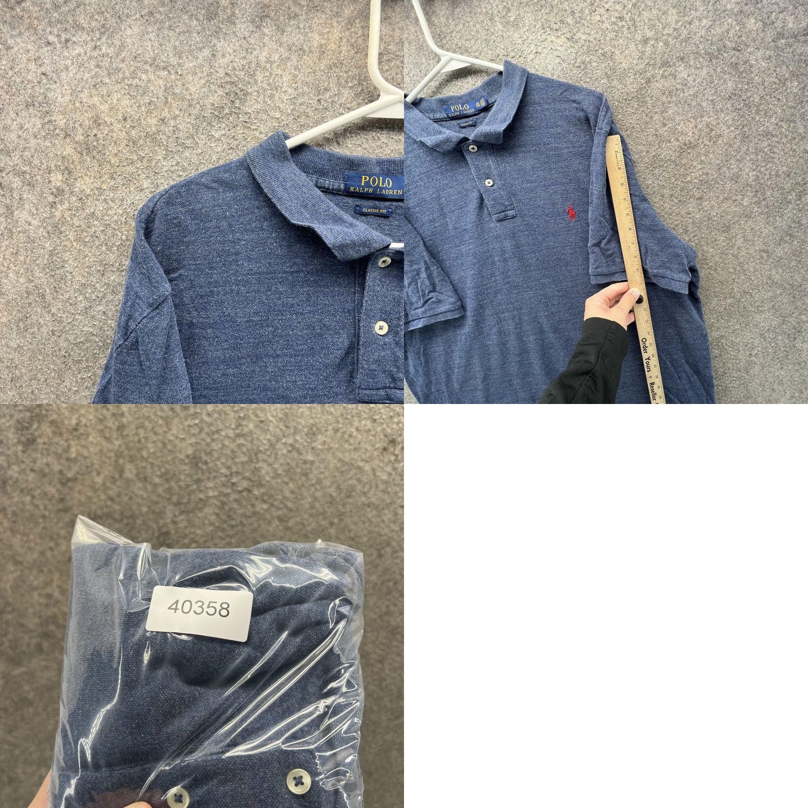 Polo Ralph Lauren Polo Ralph Lauren Polo Shirt Mens 2XL Blue Solid Pony Logo Short Sleeve Shirt Mens 2XL Blue Pony Logo Short Sleeve Polo Ralph Lauren Size US XXL / EU 58 / 5 - 8 Thumbnail