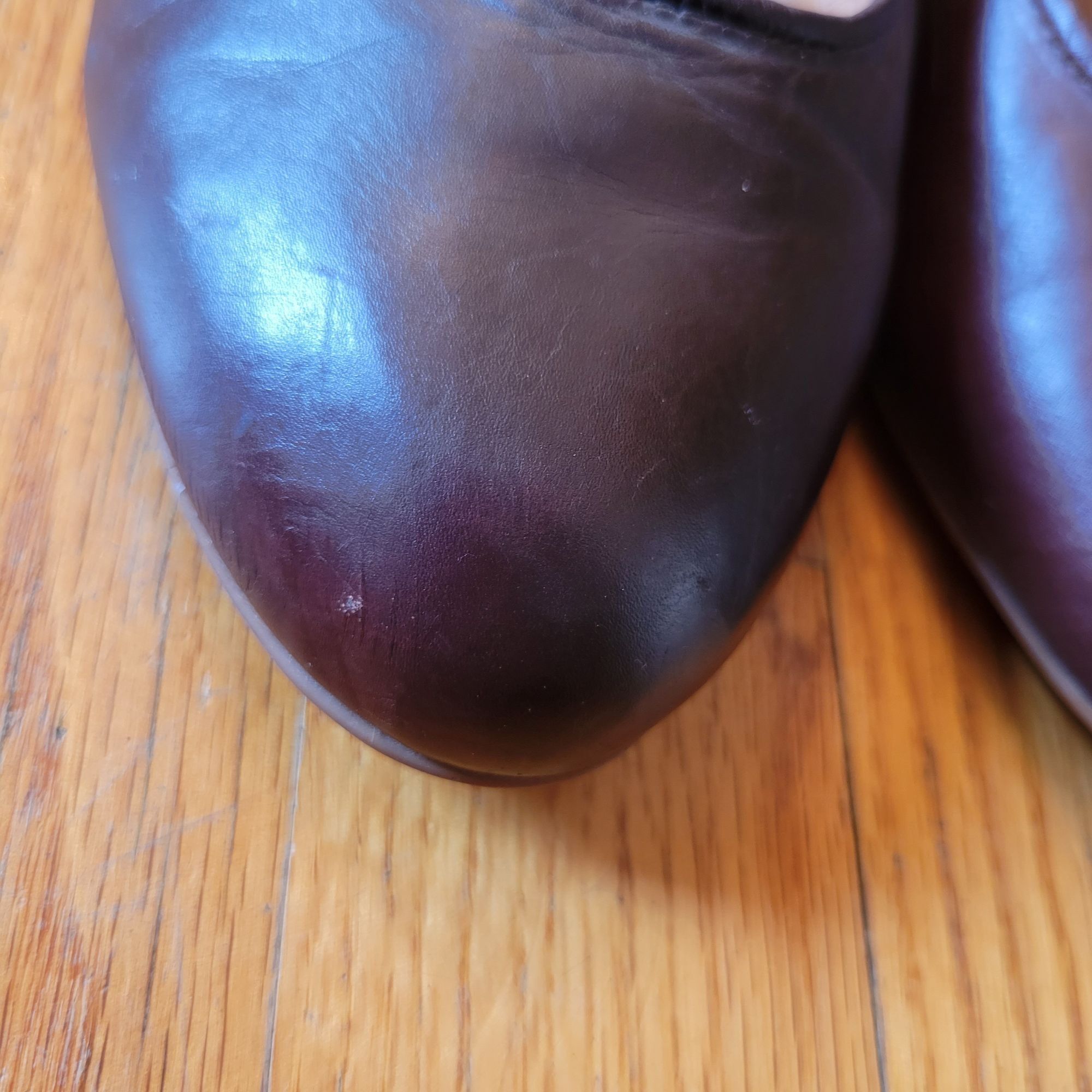Vintage Naked Feet Handmade Brown Leather Pumps Heels 10M CONTEMPORA Size US 10 / IT 40 - 10 Thumbnail