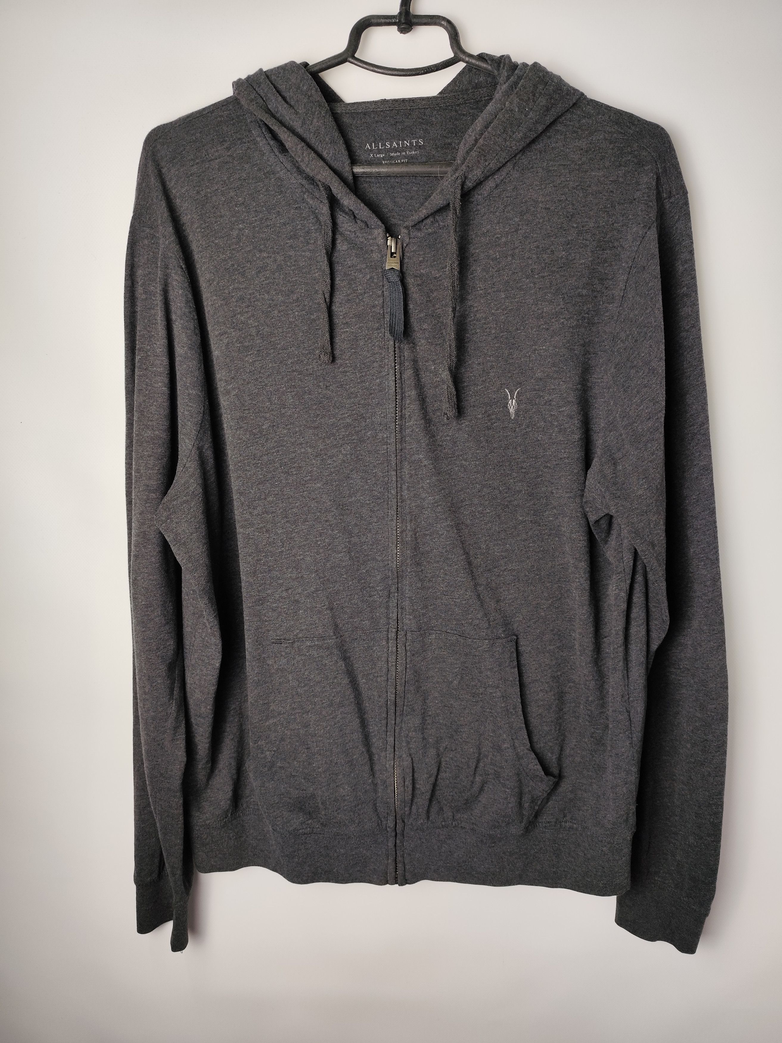 Allsaints Vintage streetwear Avant Garde designer Allsaints Zip Hoodie Size US XL / EU 56 / 4 - 1 Thumbnail