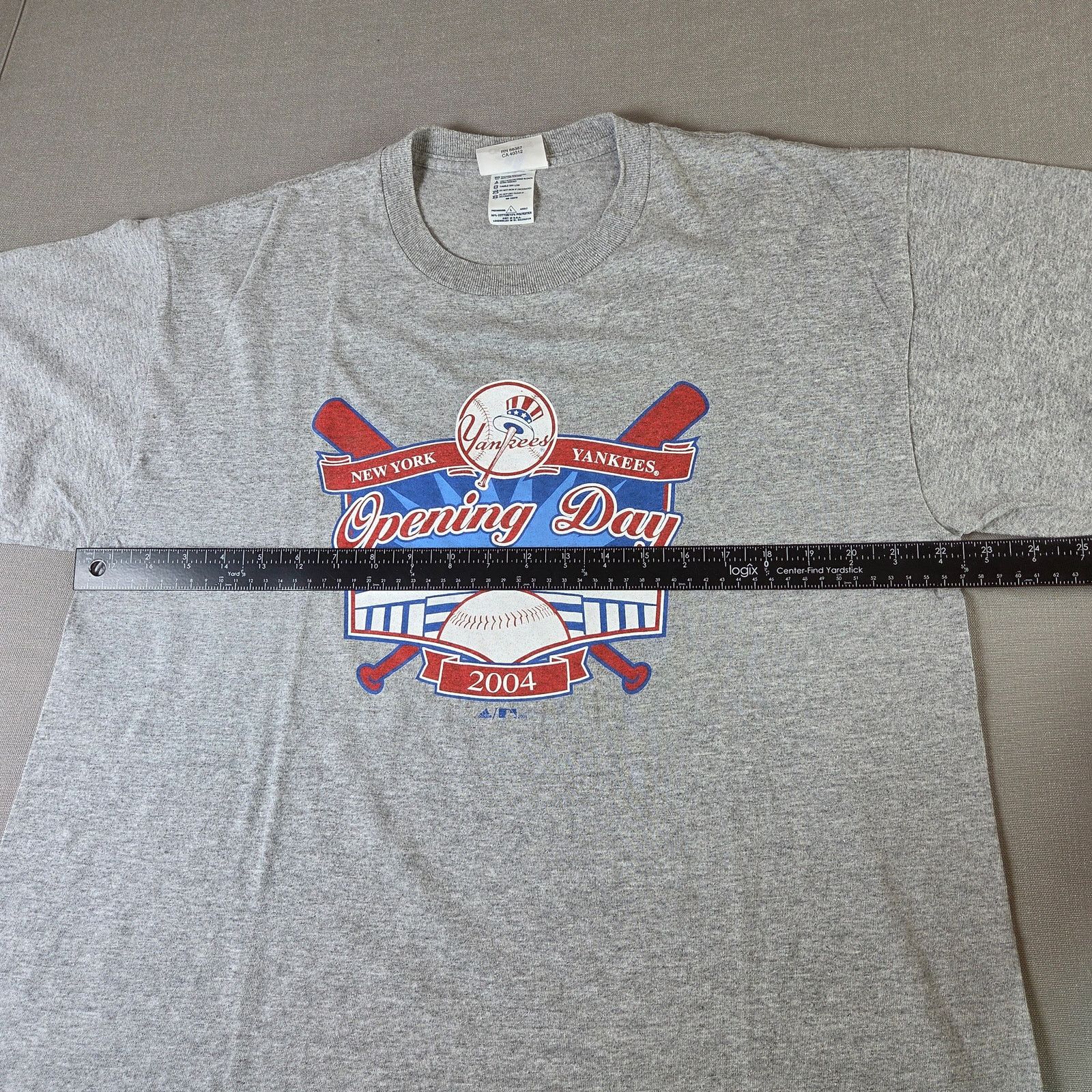 Adidas Adidas Yankees 2004 Opening Day T Shirt Size L Size US L / EU 52-54 / 3 - 9 Thumbnail
