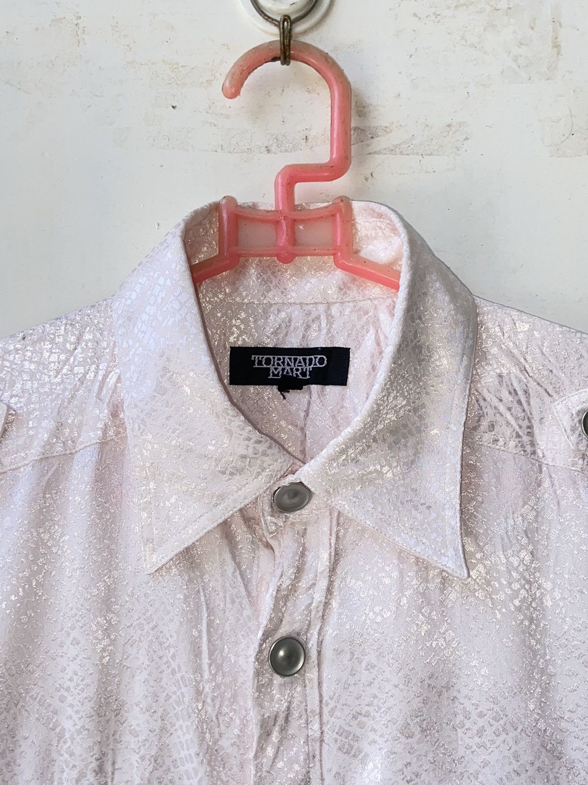 TORNADO MART Pink Patterned Shirt