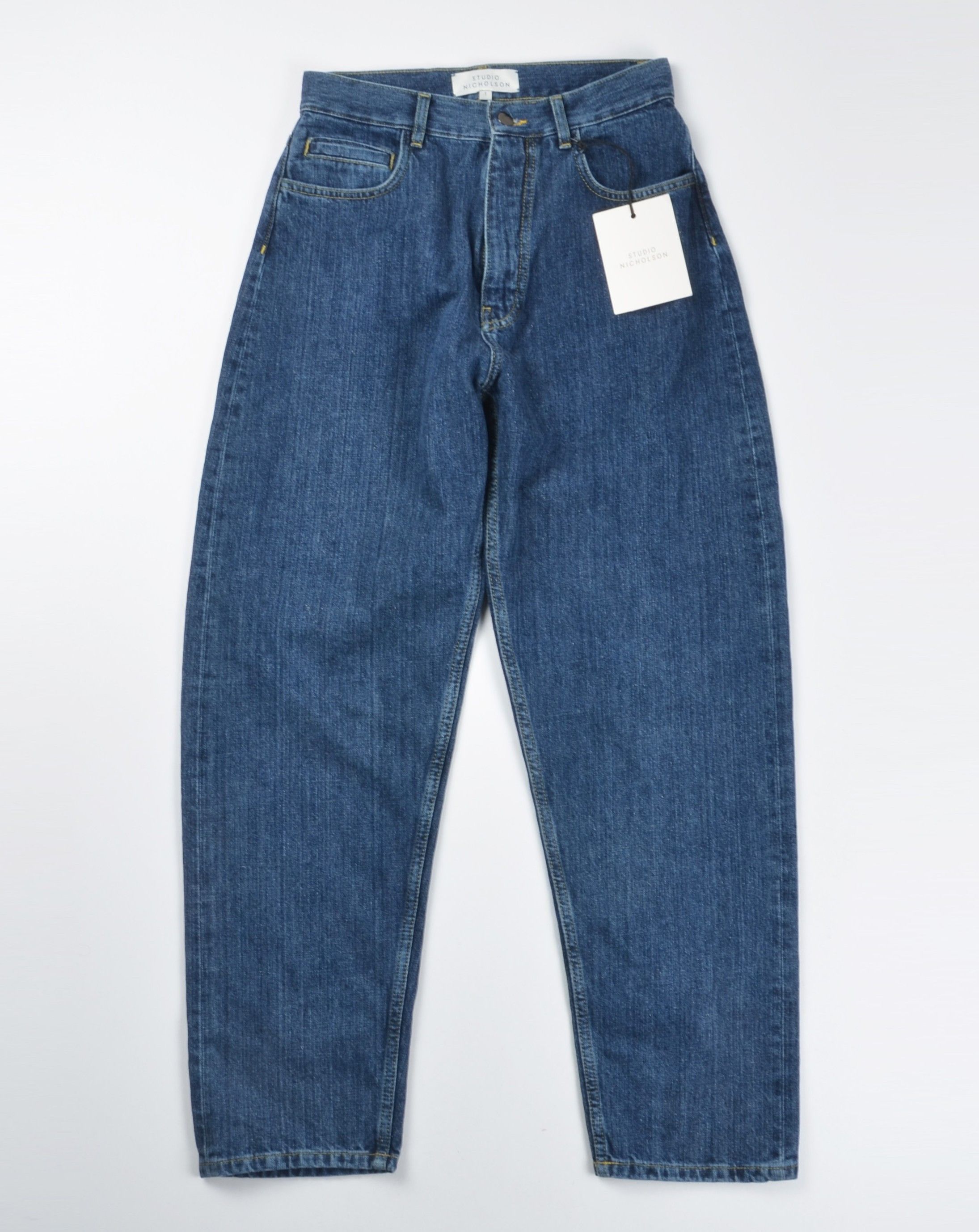Studio Nicholson Studio Nicholson Tiago Washed Selvedge Denim Jeans Size 28" / US 6 / IT 42 - 1 Thumbnail