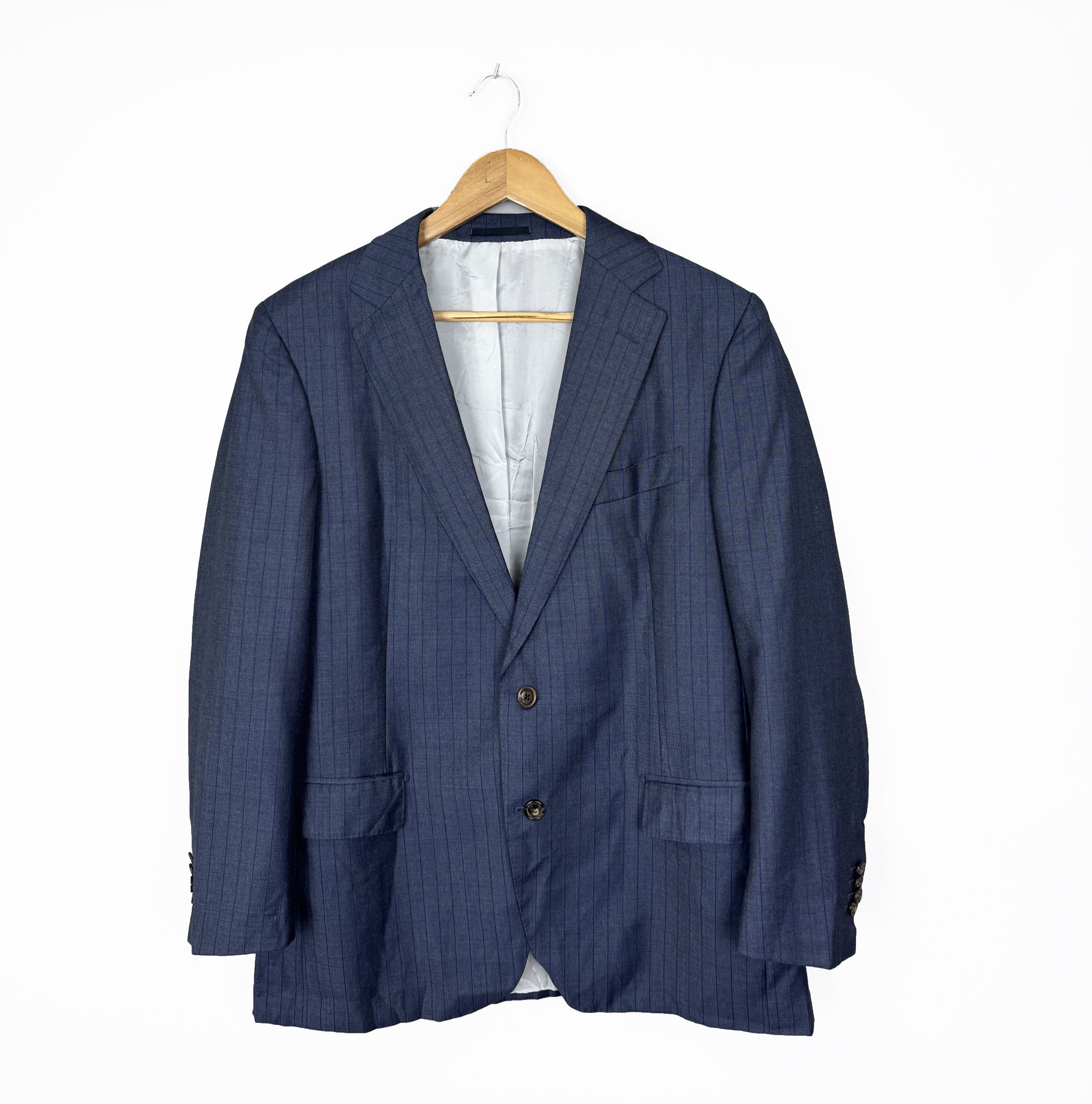 Suitsupply SUITSUPPLY Pure Wool Blazer Striped Size UK 40S Size 40S - 1 Thumbnail