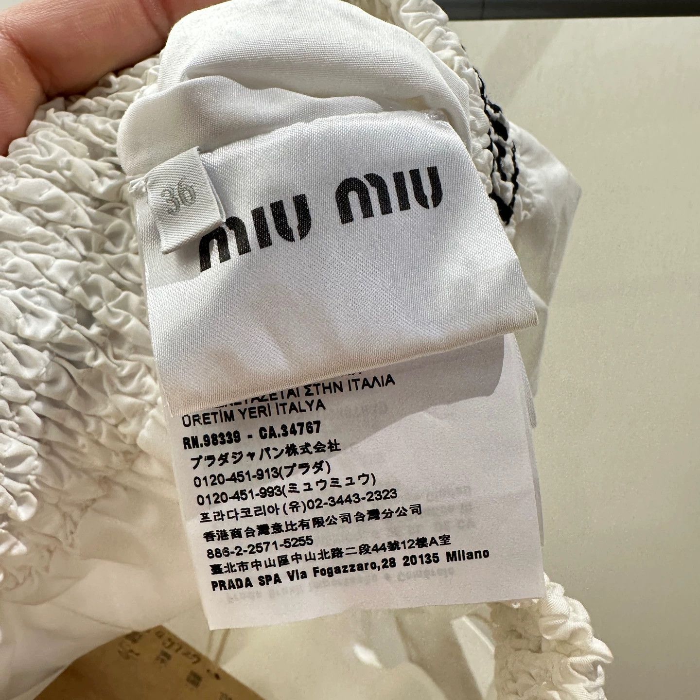 Miu Miu MIU MIU may729 Slogan Letter Knit Tank Top Cotton 36 Size XS / US 0-2 / IT 36-38 - 4 Thumbnail