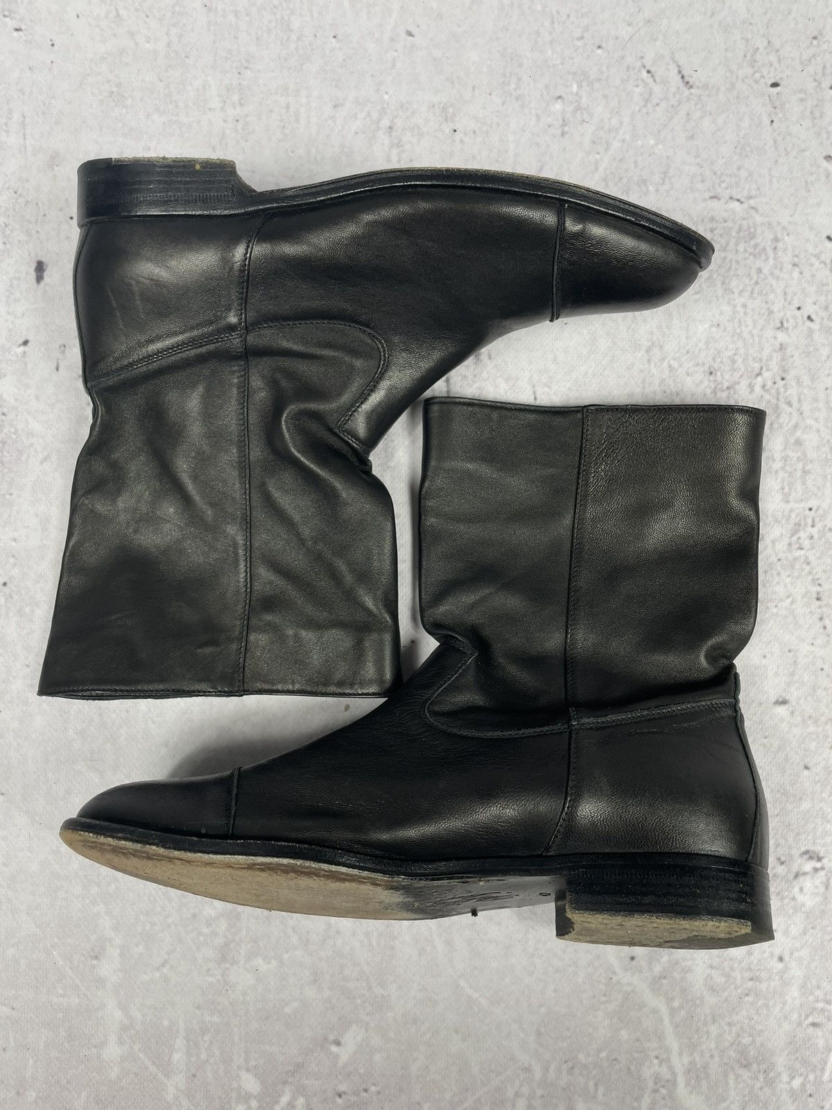 Vintage Vintage Belstaff London Black Leather Boots Size US 8 / EU 41 - 10 Thumbnail