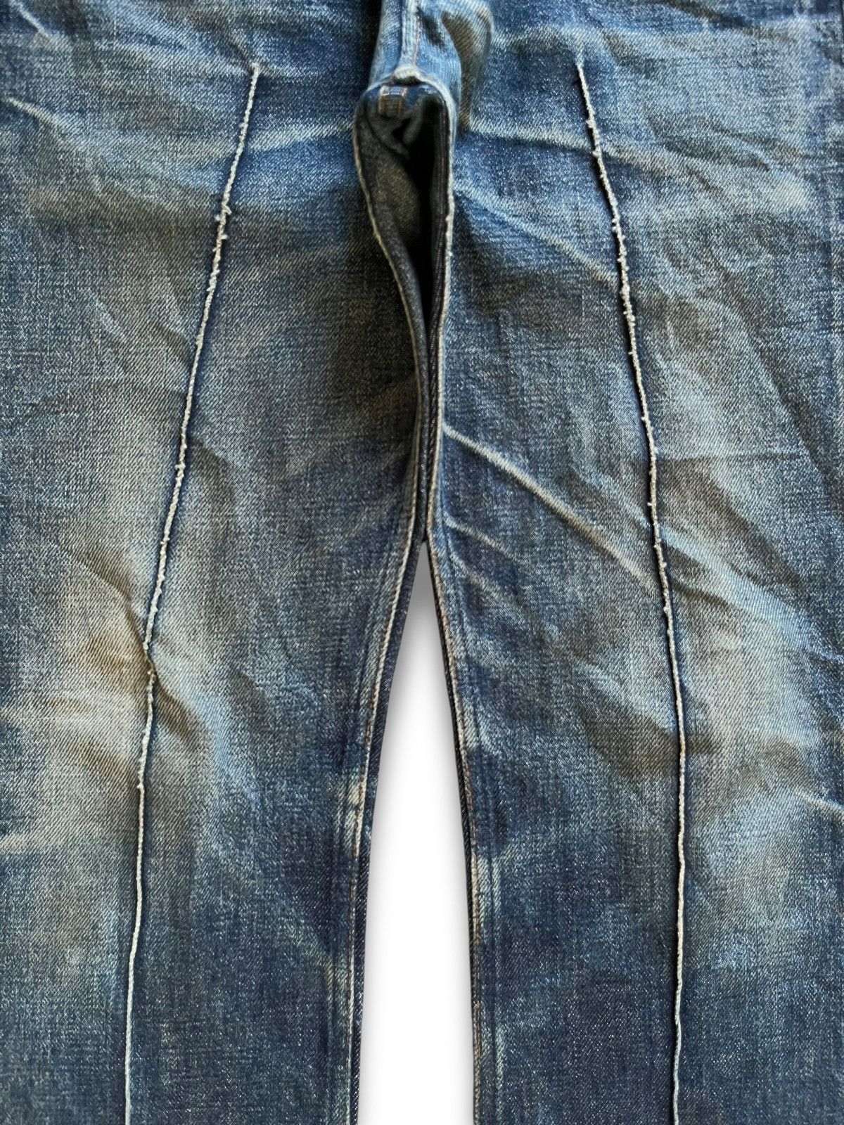 A.P.C. Vintage A.P.C Paris Selvedge Button Fly Mud Wash Jeans Size US 28 / EU 44 - 7 Thumbnail