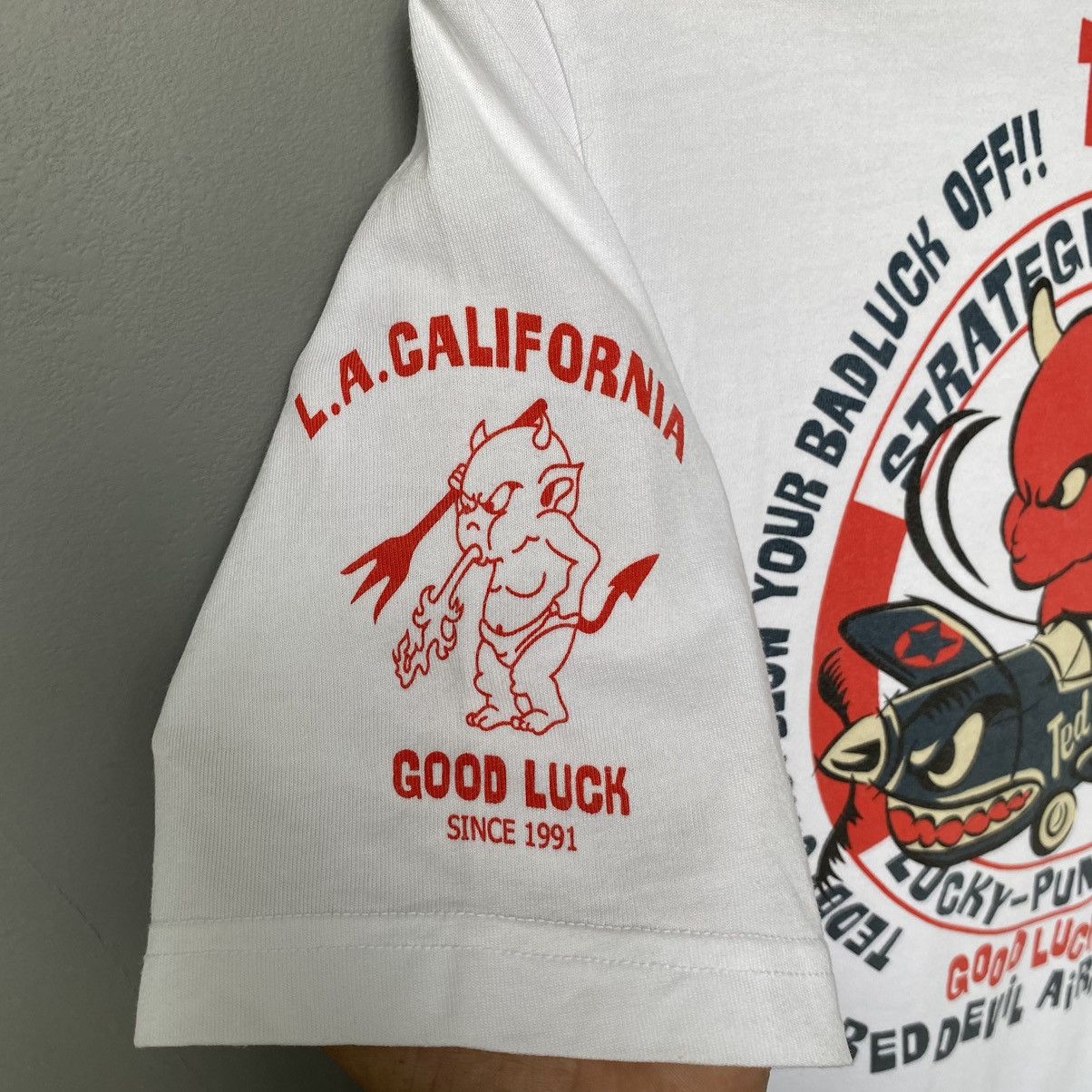 Tedman Vintage Y2K Tedman U.S Air Force Red Devil Airman Tshirt Size US M / EU 48-50 / 2 - 6 Thumbnail