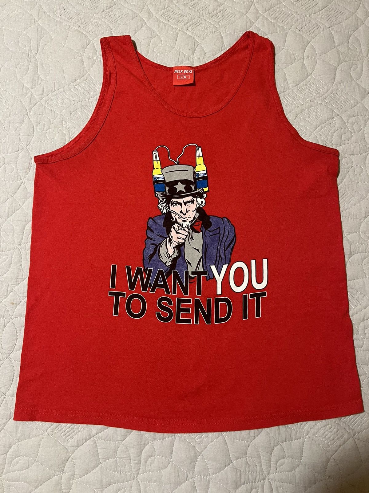 Full Send Full Send Nelk Boys I Want You To Send It Tank Size US L / EU 52-54 / 3 - 1 Thumbnail