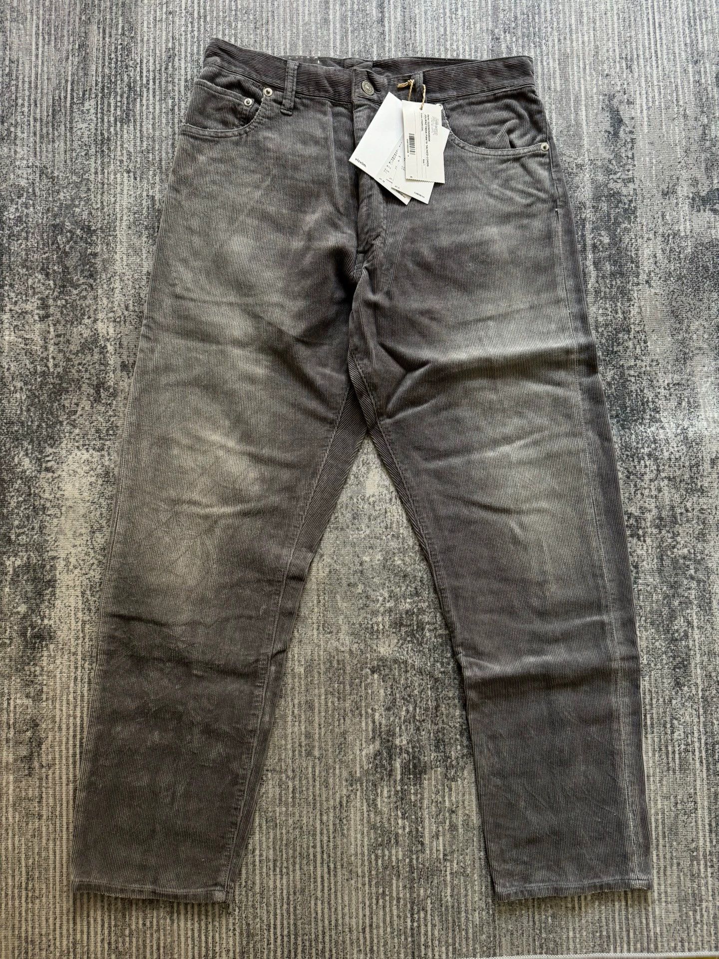 Visvim VISVIM 22AW ICT JOURNEYMAN TACKED CORDS Gray 1 Size US 30 / EU 46 - 1 Thumbnail