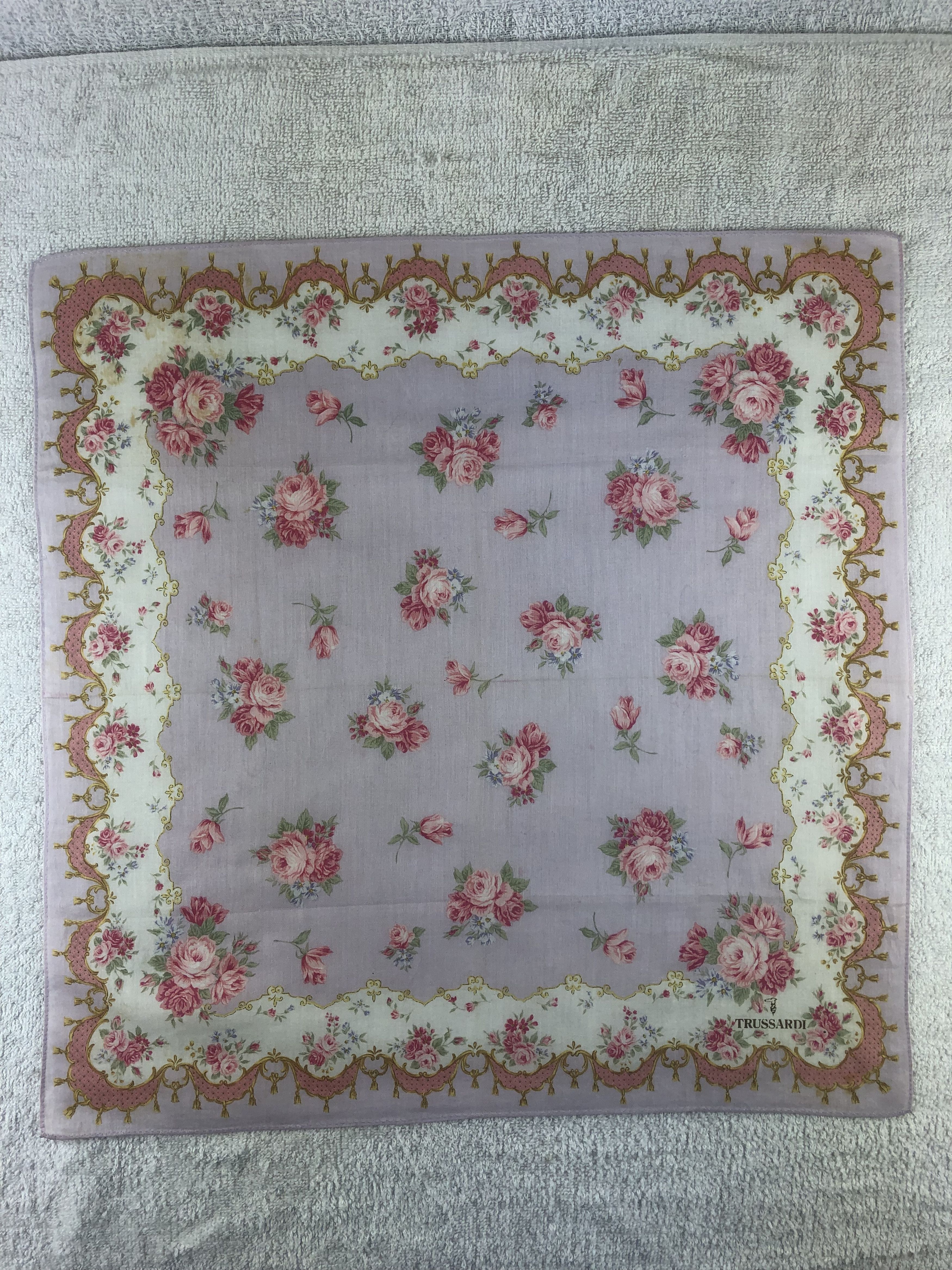 Trussardi × Vintage Trussardi Handkerchief / Bandana / Neckerchief Size ONE SIZE - 3 Thumbnail