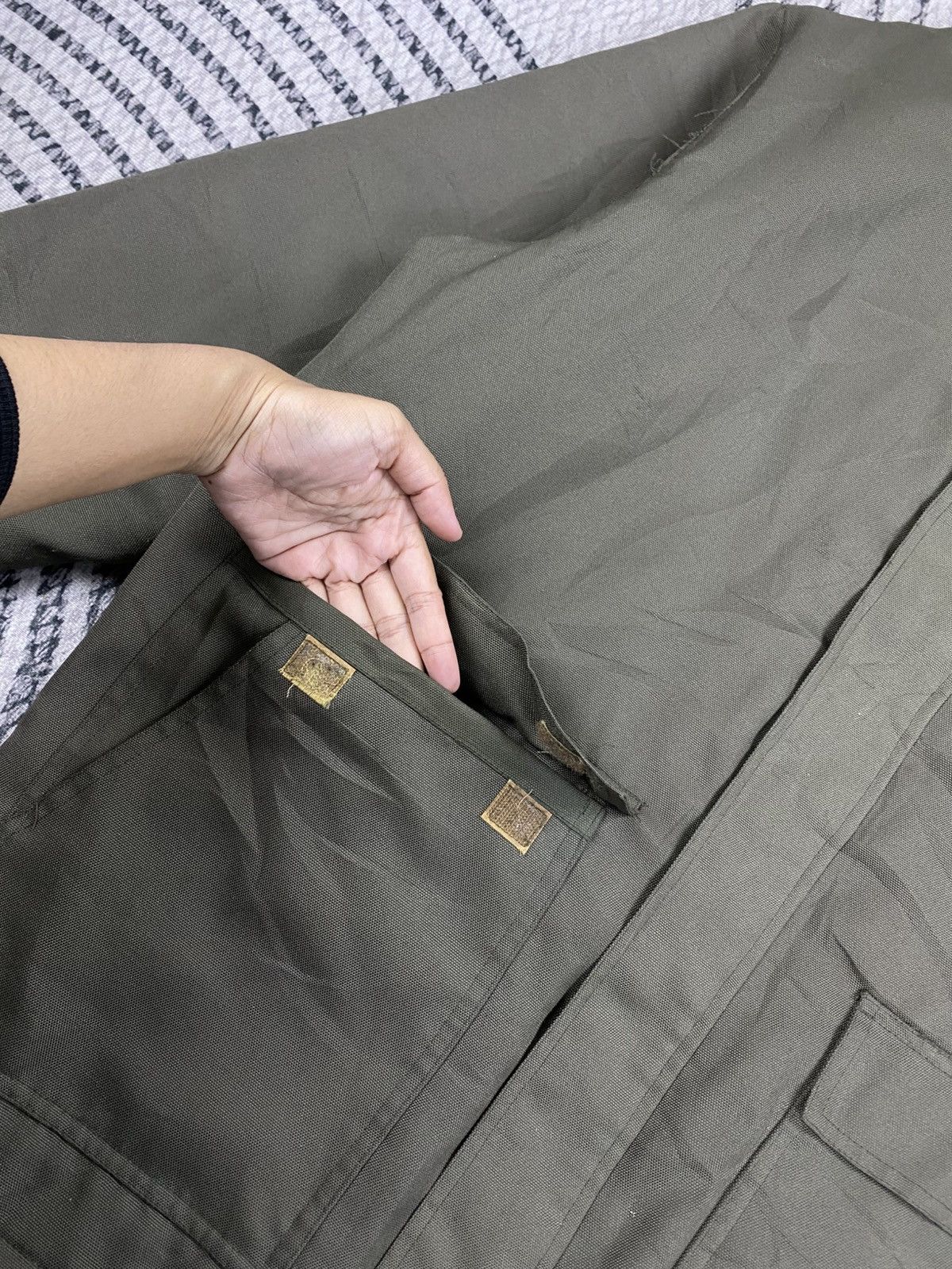 Japanese Brand Vintage Dr.Martens Airwair Green Army Hooded Jacket Size US XL / EU 56 / 4 - 8 Thumbnail