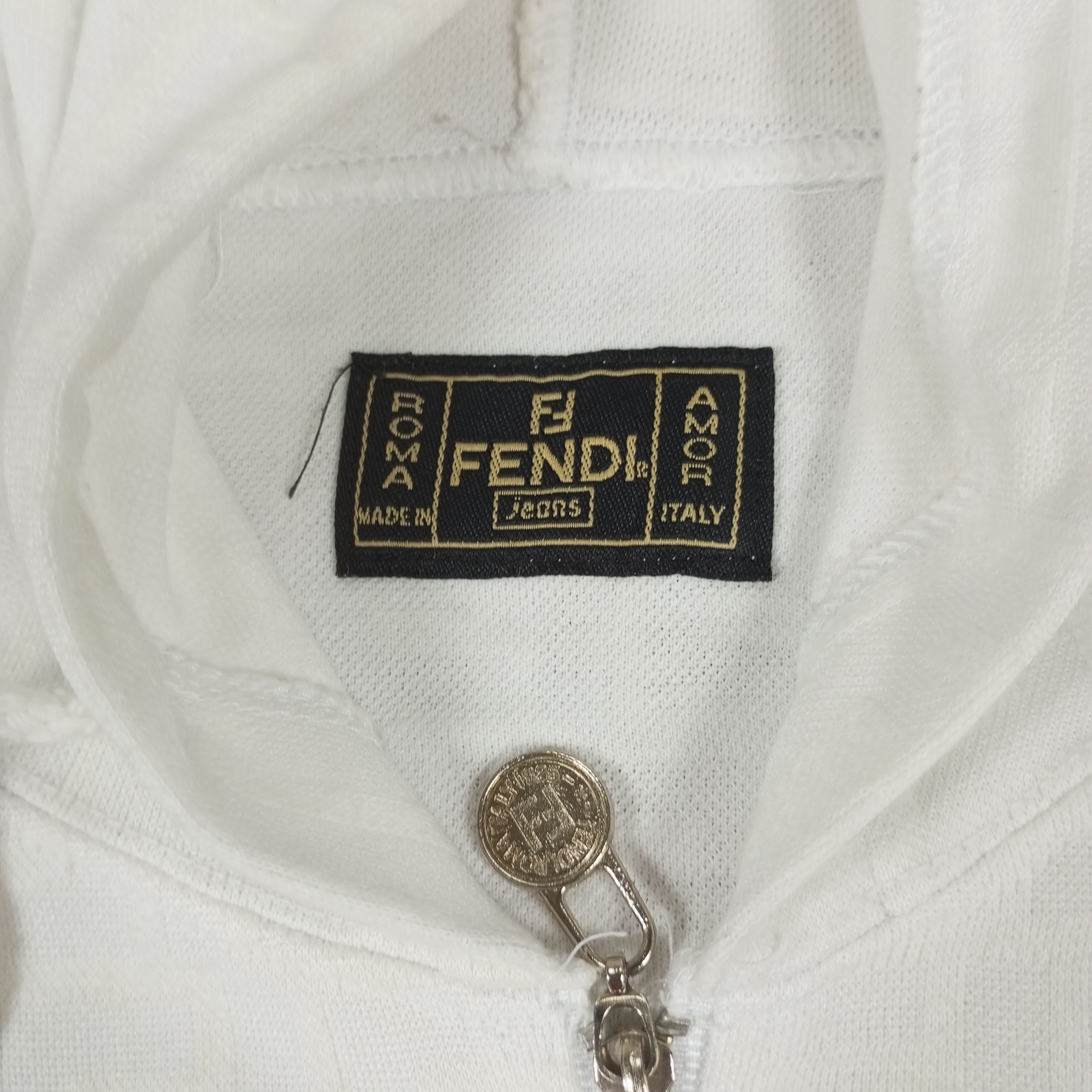 Fendi × Vintage Fendi Fashion Brand Zipper Hoodies Size US S / EU 44-46 / 1 - 6 Thumbnail