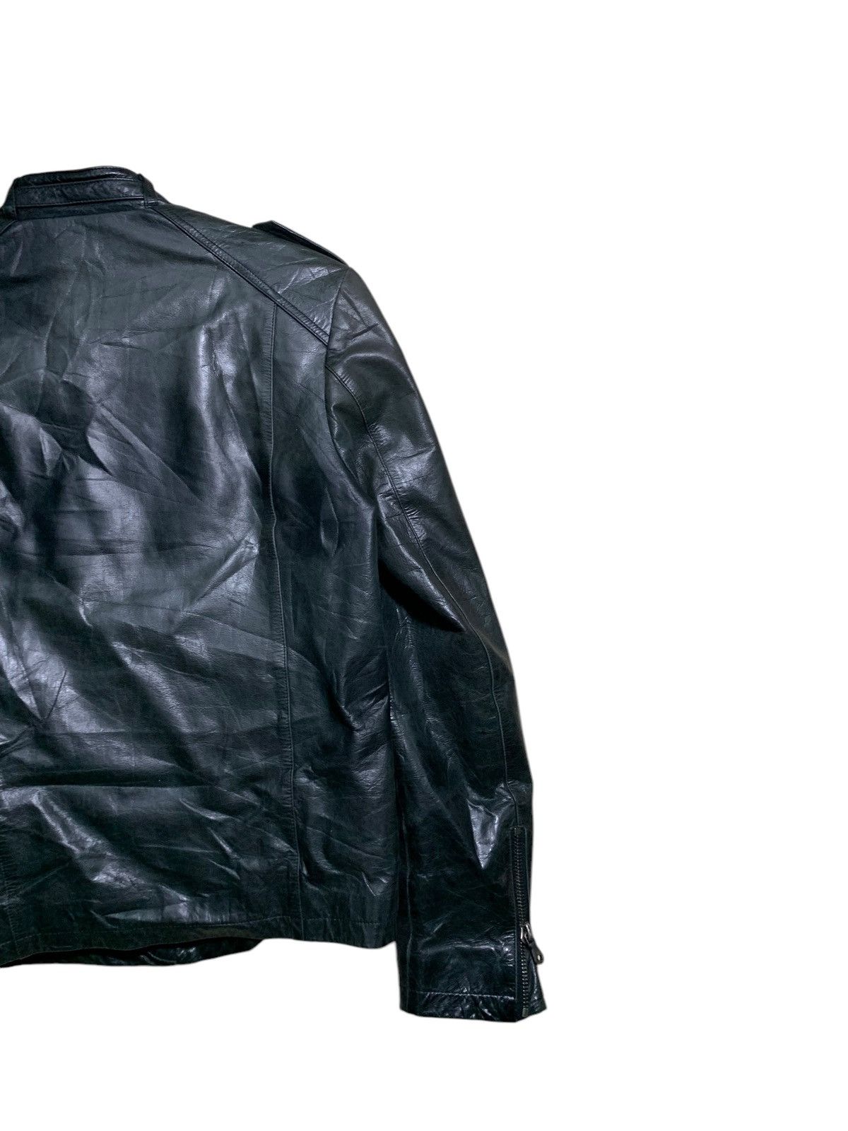 Japanese Brand × SOU SOU 🔥SOUK BIKER LEATHER JACKETS BLACK Size US M / EU 48-50 / 2 - 7 Thumbnail