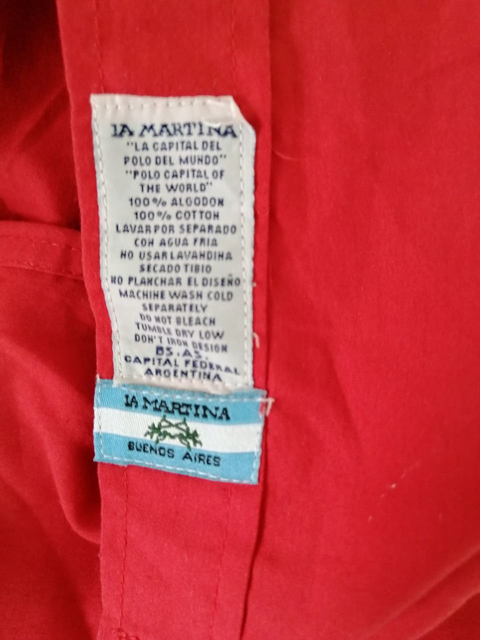 Ferrari × La Martina La Martina Buenos Aires & Ferrari Polo Team Red Shirt Size US XL / EU 56 / 4 - 9 Thumbnail