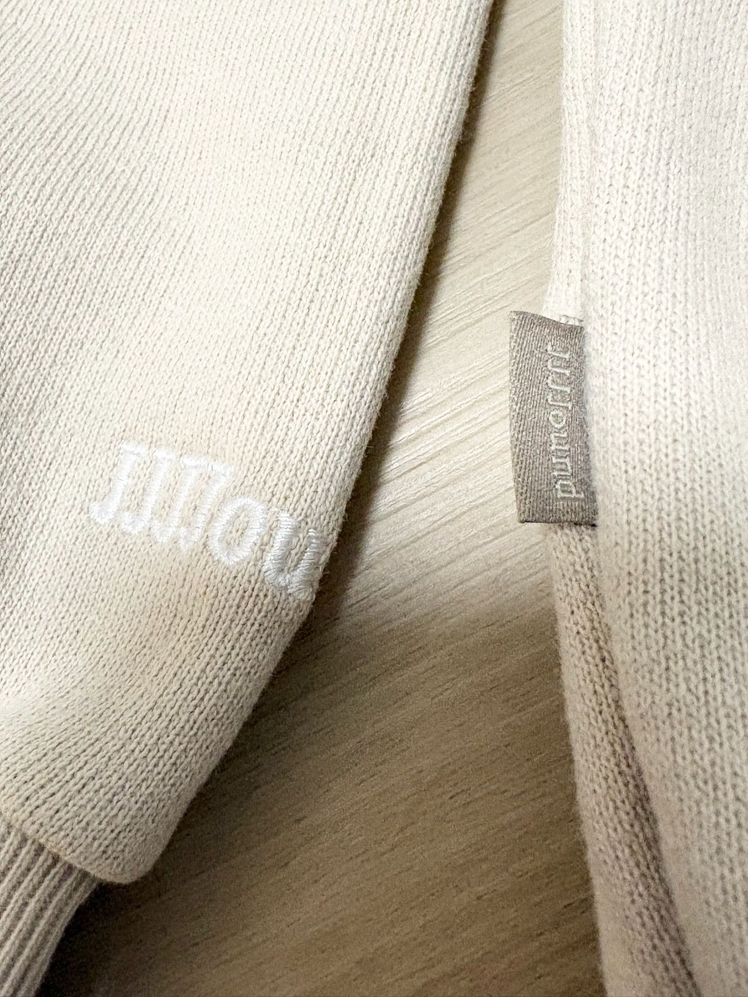 JJJJound JJJJound J90 Hooded sweatshirt in Oatmeal beige Size US M / EU 48-50 / 2 - 5 Thumbnail