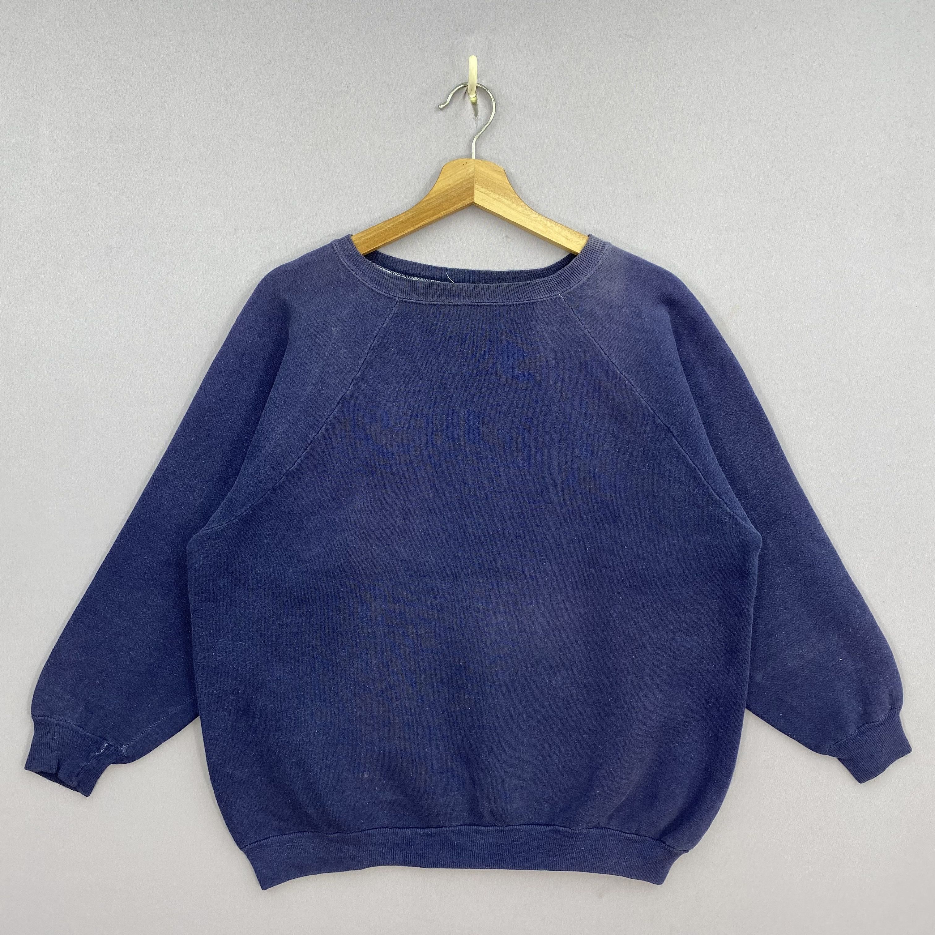 Vintage Vintage 70s Unbranded Pullover Sweater Raglan Sleeves Size US M / EU 48-50 / 2 - 2 Thumbnail