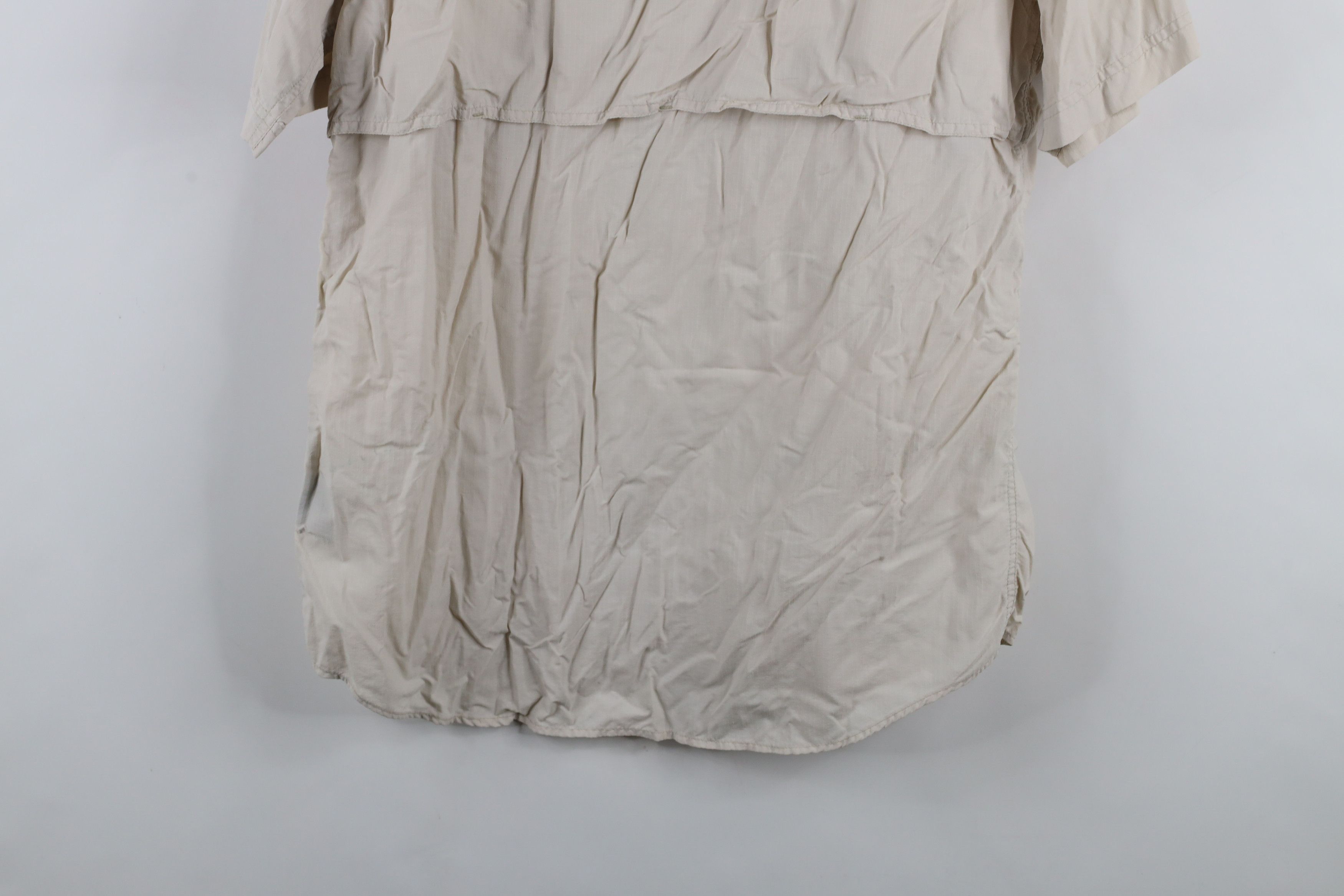 Royal Robbins × Vintage Vintage 90s Royal Robbins Ripstop Short Sleeve Button Shirt Size US S / EU 44-46 / 1 - 13 Thumbnail