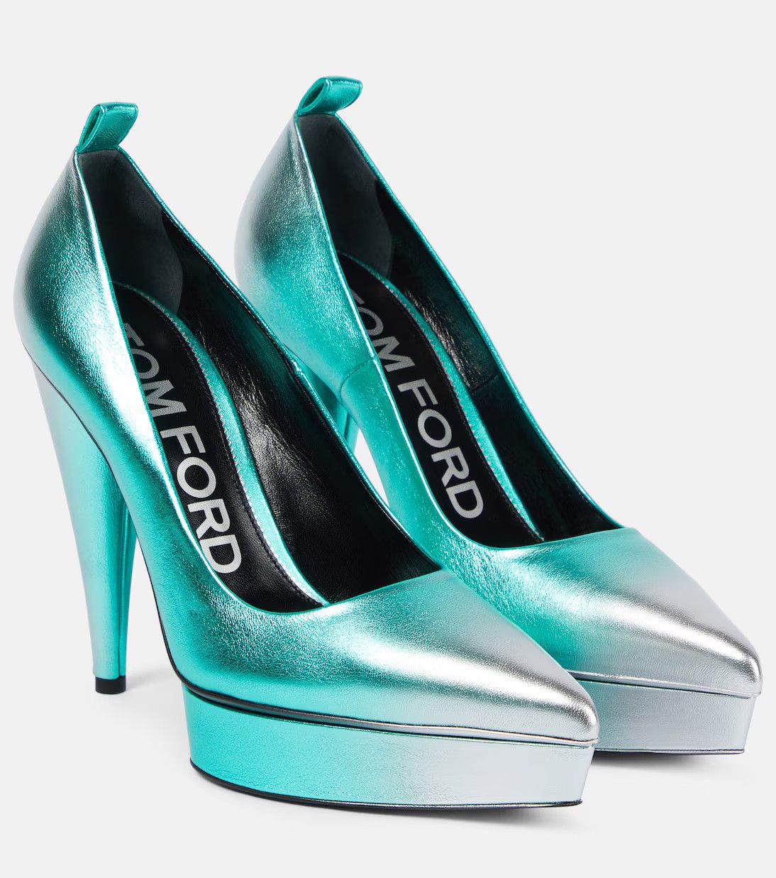 Tom Ford o1y0126 Pumps in Green/Silver Size US 7 / IT 37 - 1 Thumbnail