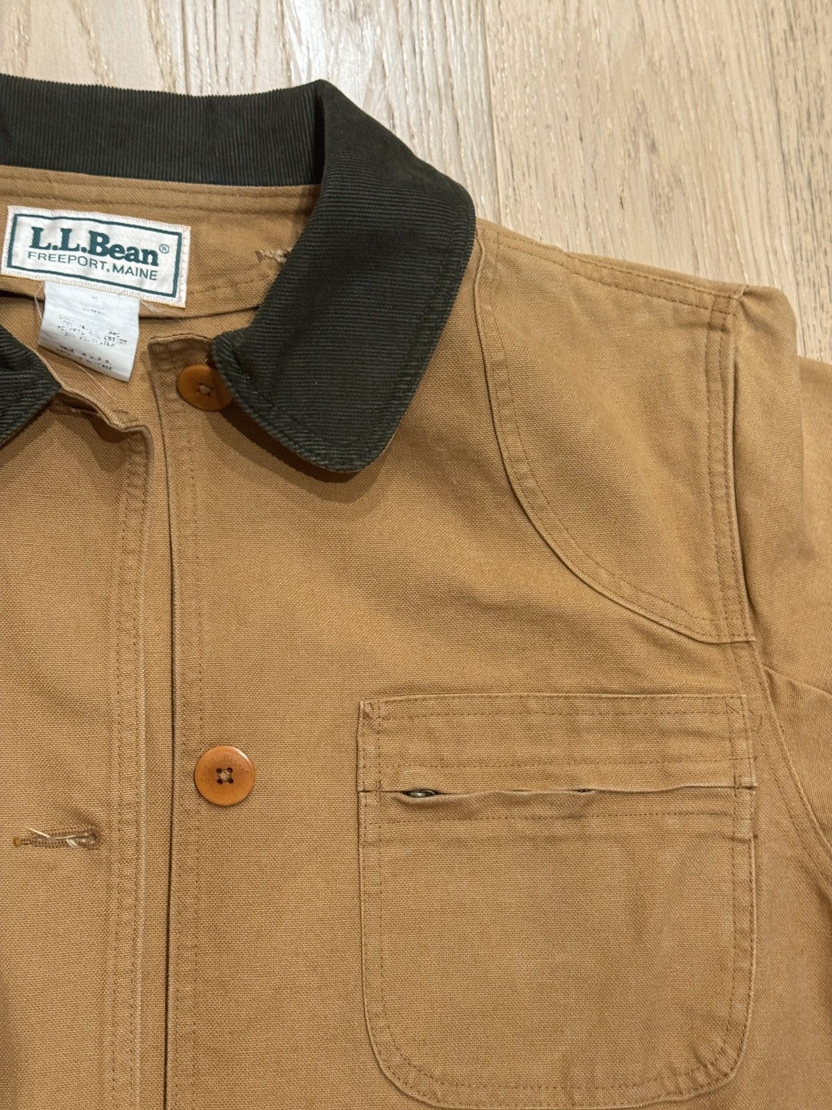 L.L. Bean 1980s LL Bean Hunting Jacket /Chore Coat (Amazing Condition) Size US M / EU 48-50 / 2 - 3 Thumbnail