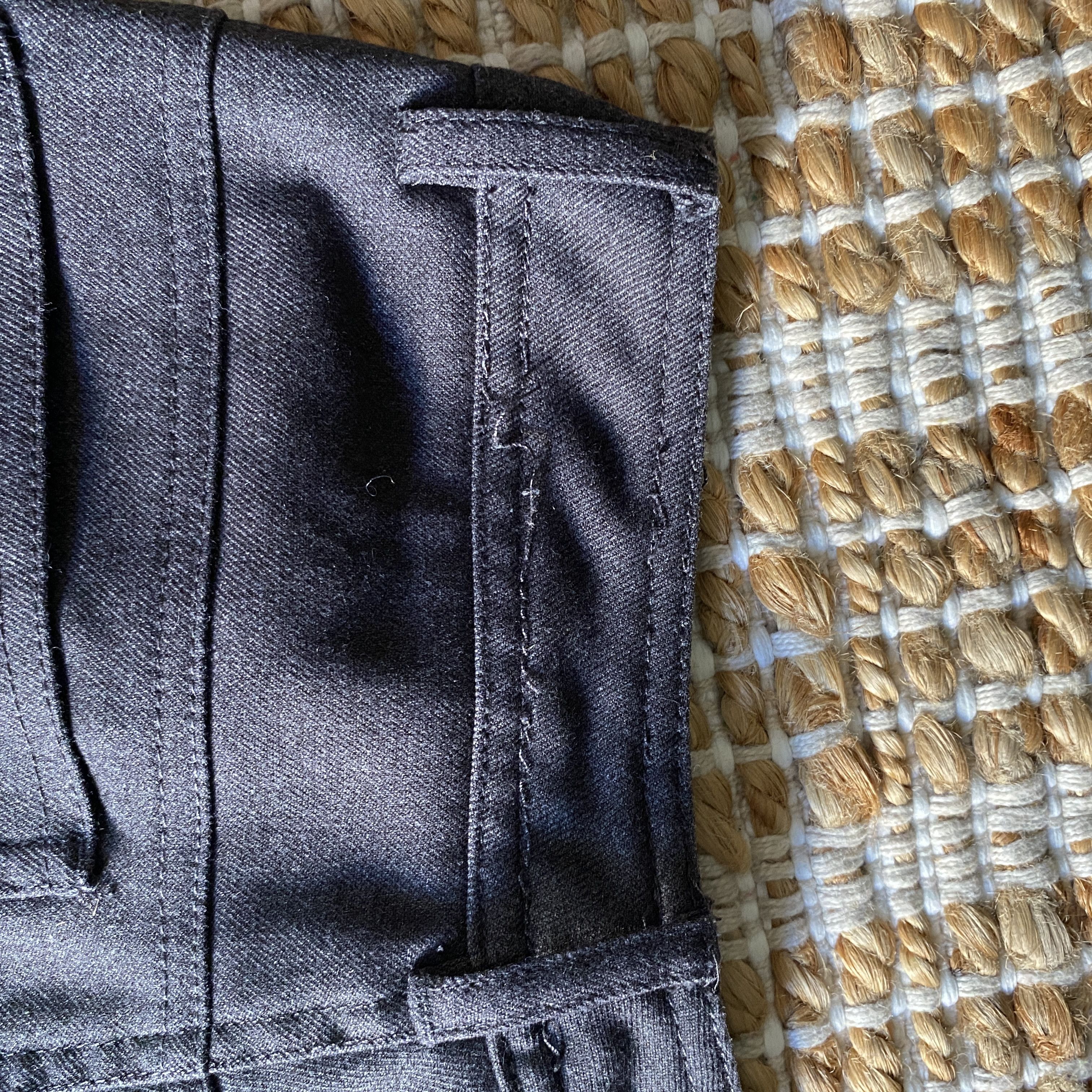 Mango Mango Charcoal Grey High Waisted Wide Leg Tailored Pants Size 26" / US 2 / IT 38 - 13 Thumbnail