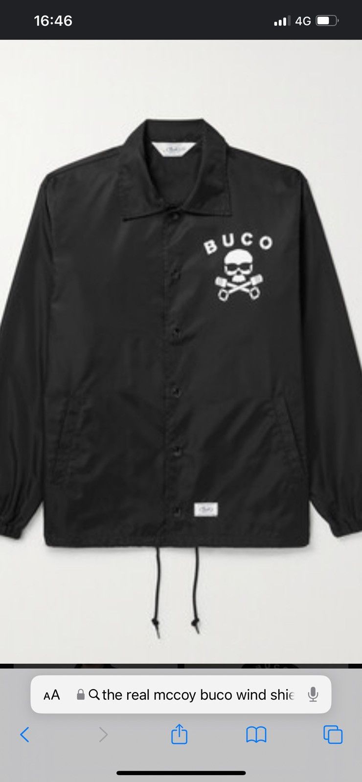 The Real McCoy's Buco Shell Coach Jacket Engineer The Real McCoy’s ...