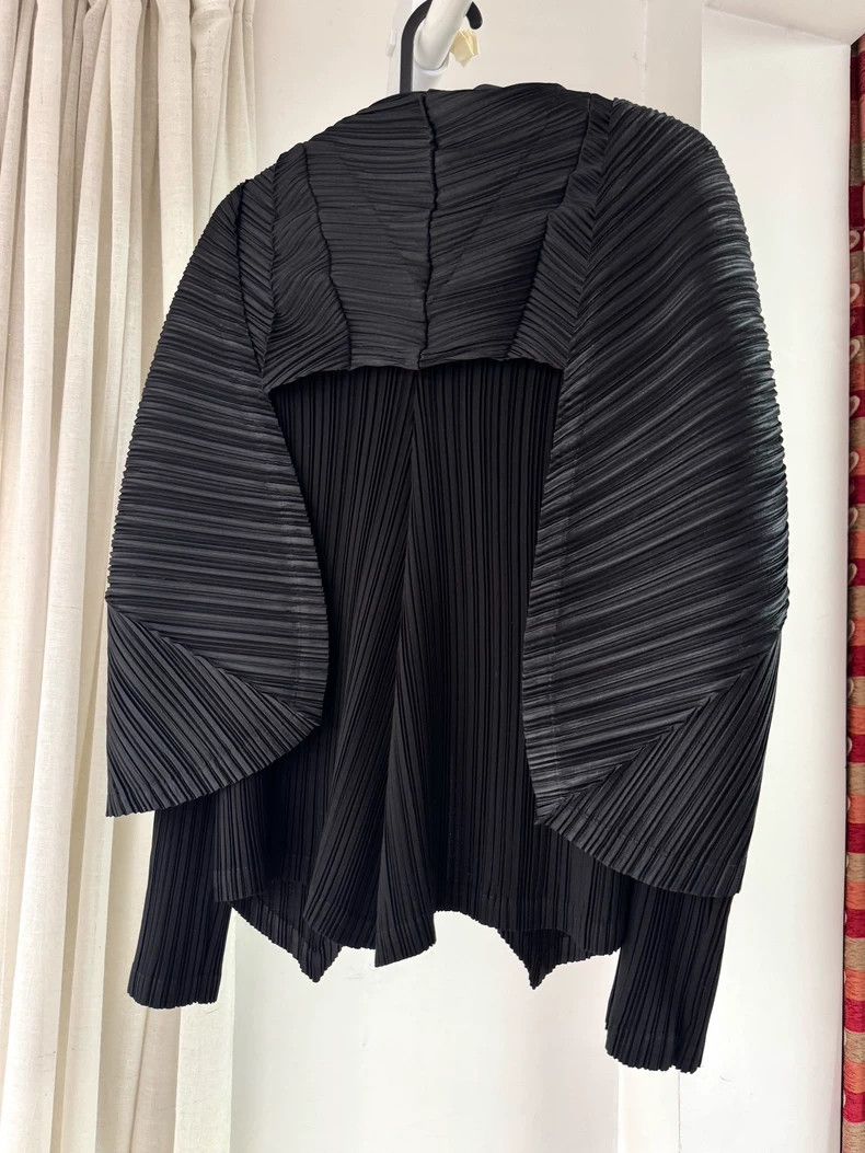 Issey Miyake issey miyake size:3 Black witch's coat Size XXS / US 00 / IT 34 - 5 Thumbnail