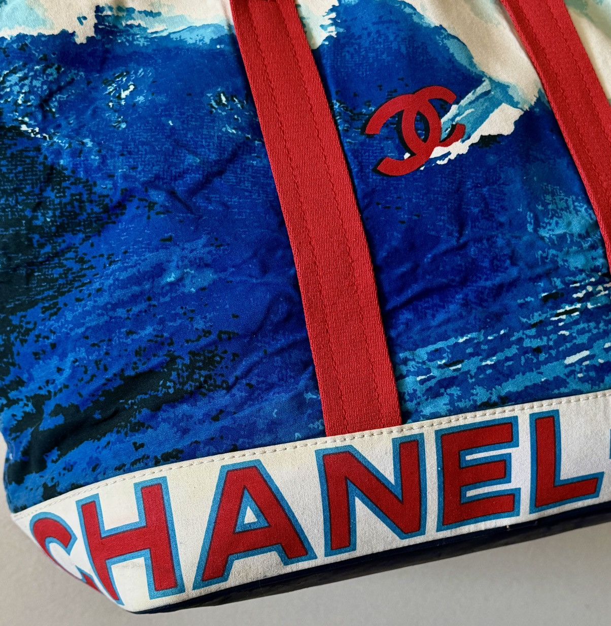 Chanel Chanel - Karl Lagerfeld - SS2002 Surf XL Tote Bag Size ONE SIZE - 5 Thumbnail