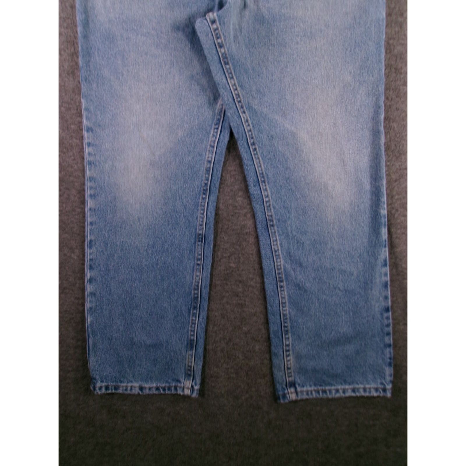 Lee Lee Jeans Men 40X29 Blue Straight Leg Regular Fit Medium Wash Workwear Cotton Vintage 80s 90s USA Logo 5-Pocket Inseam 29" Jeans Mens Size US 40 / EU 56 - 4 Thumbnail