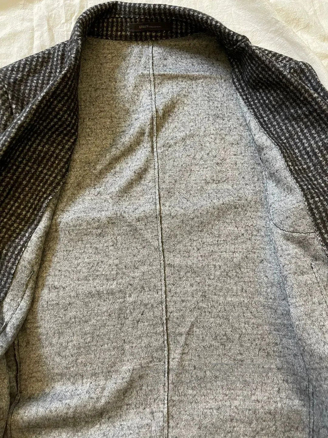 Armani Collezioni Armani Collezioni Houndstooth Wool Blazer. Size US S / EU 44-46 / 1 - 8 Thumbnail