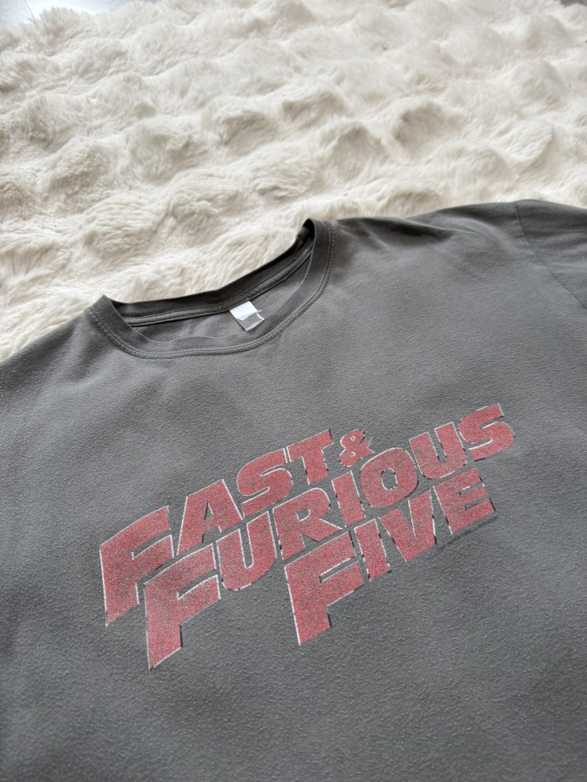 Vintage y2k FAST AND FURIOS five 5 MOVIE T SHIRT PAUL WALKER Size US L / EU 52-54 / 3 - 2 Thumbnail