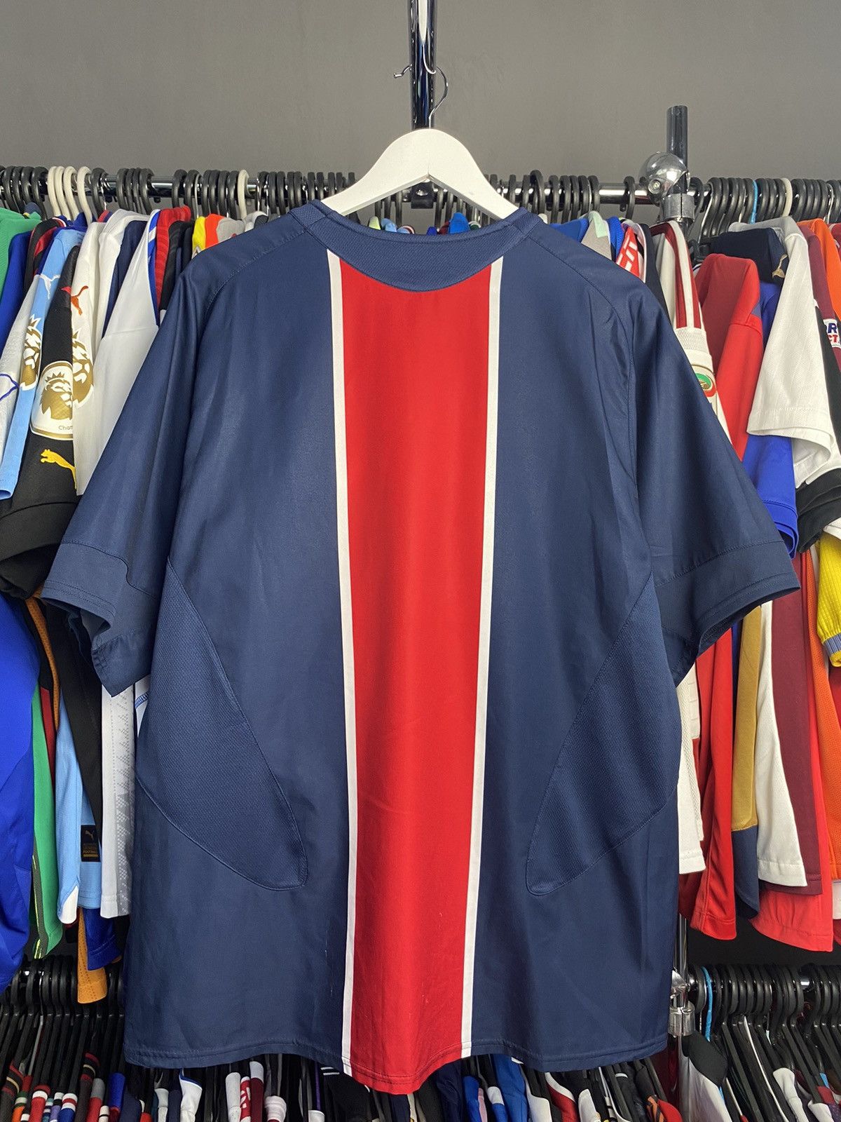 Nike 2005/06 NIKE PARIS SAINT-GERMAIN SOCCER JERSEY FOOTBALL SHIR Size US L / EU 52-54 / 3 - 2 Thumbnail