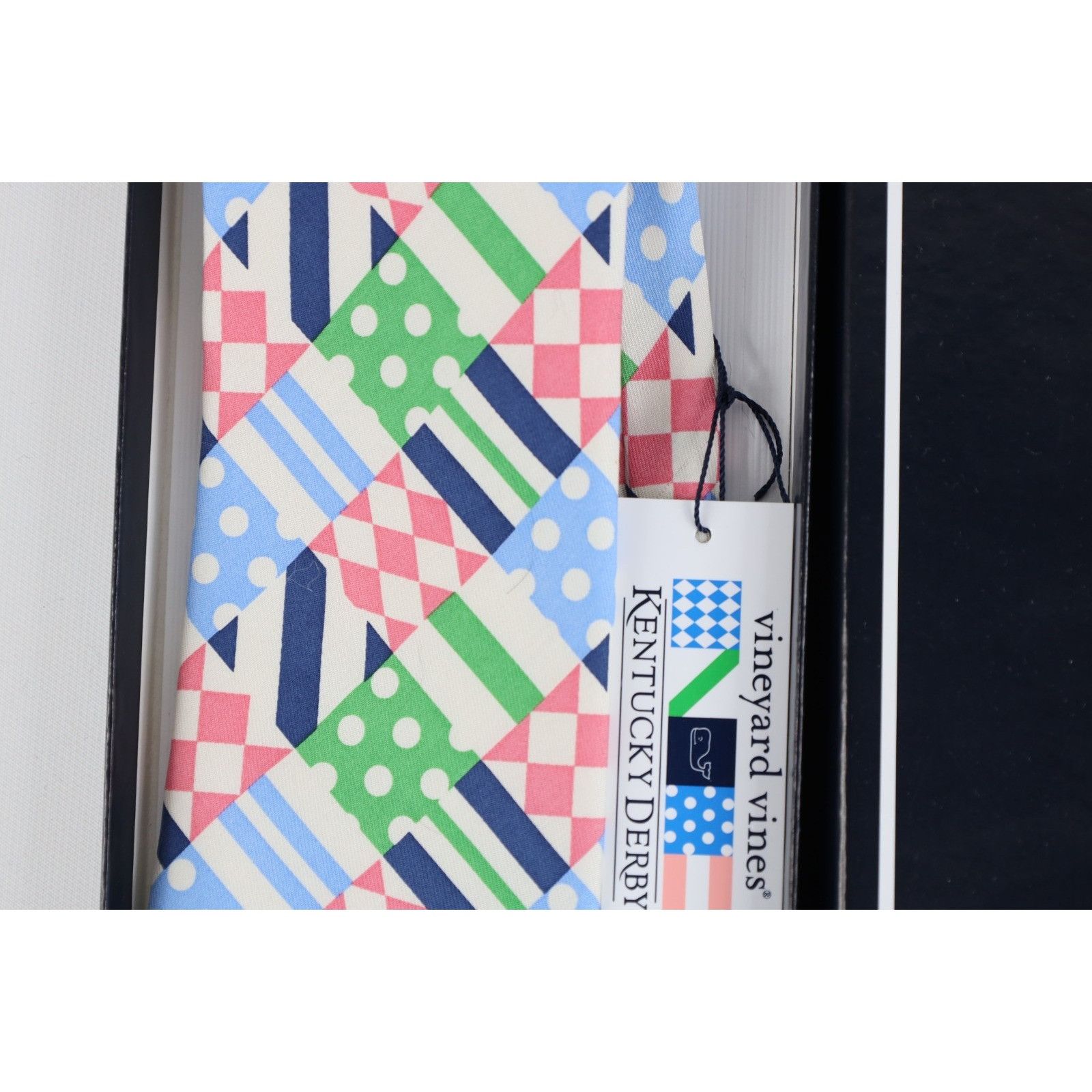 Vineyard Vines New Vineyard Vines Shep & Ian Kentucky Derby Silk Neck Tie Size ONE SIZE - 2 Thumbnail