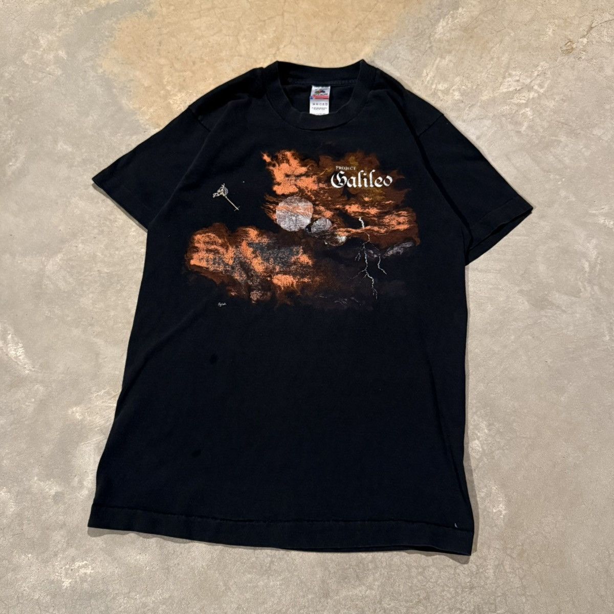 Vintage Vtg 1990s Project Galileo Faded Space Tee NASA ERD Grunge Size US M / EU 48-50 / 2 - 2 Thumbnail