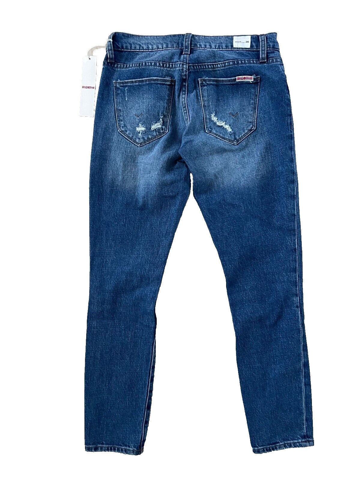 Hudson Hudson Krista Distress Denim Fawne Jeans ( 26 ) Size 26" / US 2 / IT 38 - 2 Thumbnail