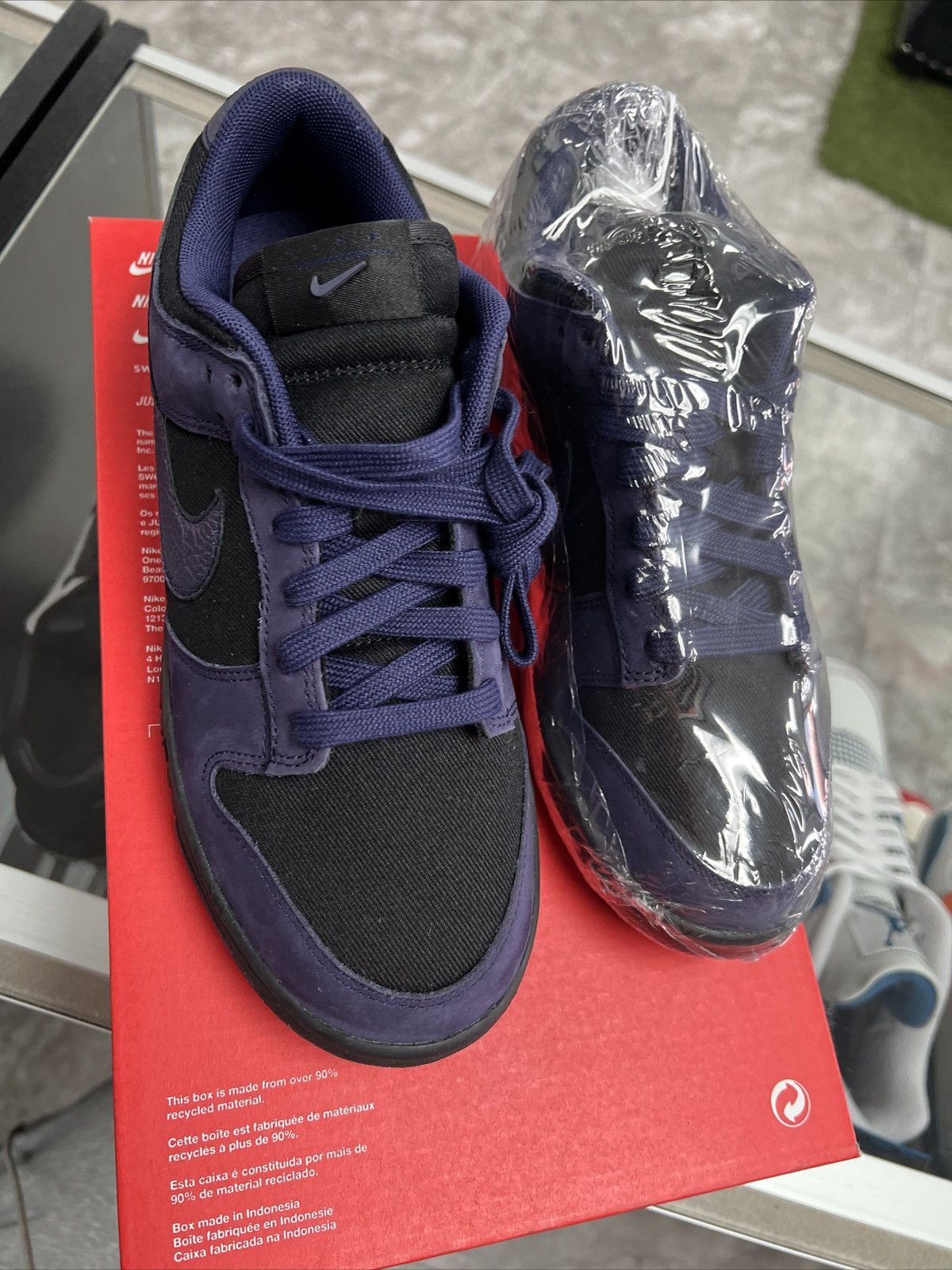 Nike Nike Dunk Low purple ink Size US 7.5 / EU 40-41 - 3 Thumbnail