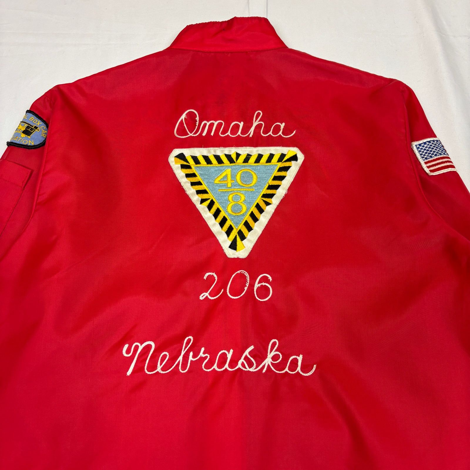 Vintage Vintage NBCA Chain Stitch Racing Windbreaker Zip Jacket Size US L / EU 52-54 / 3 - 6 Thumbnail