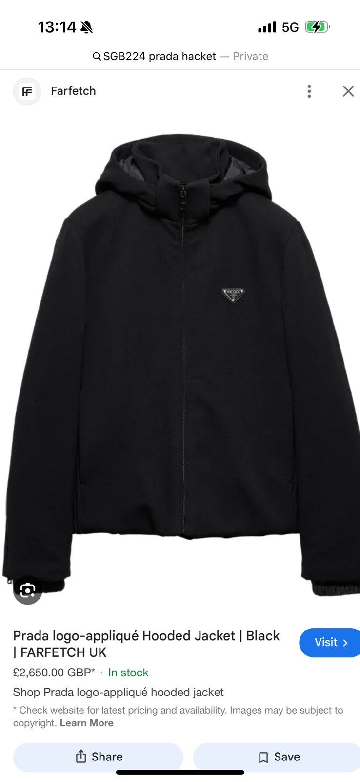 Prada PRADA reversible jacket SEE REAL TAPE MEASUREMENTS IN PHOTOS Size US L / EU 52-54 / 3 - 20 Thumbnail