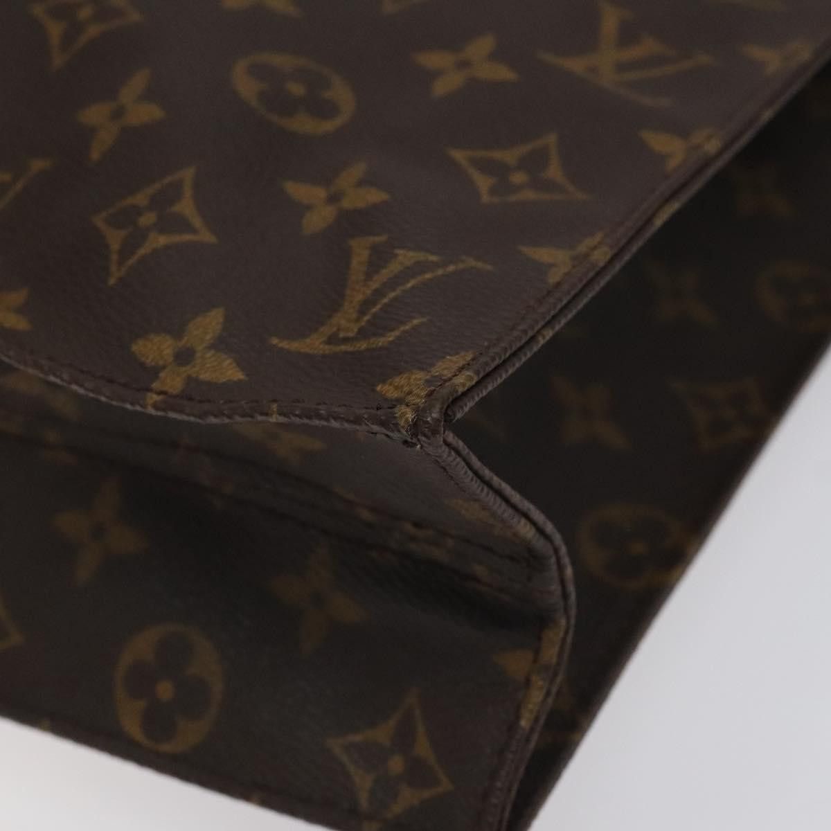 Louis Vuitton LOUIS VUITTON Monogram Sac Plat Hand Bag M51140 Size ONE SIZE - 9 Thumbnail