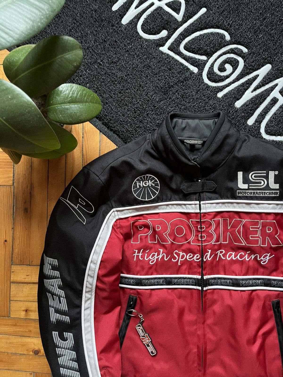 NASCAR Vintage Pro Biker High Spees F1 Nascar Nylon Racing Jacket Size US M / EU 48-50 / 2 - 2 Thumbnail