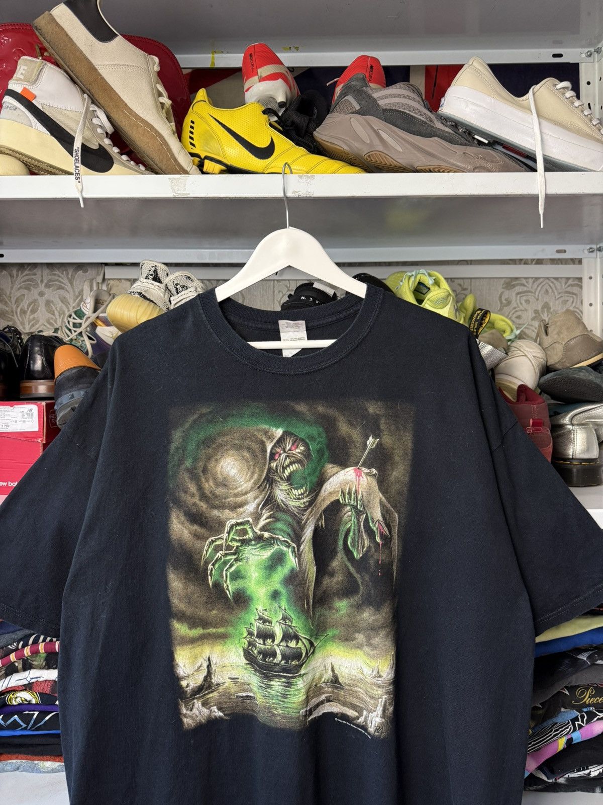 Iron Maiden Vintage Iron Maiden 2008 T Shirt Rime of the Ancient Mariner Size US XXL / EU 58 / 5 - 22 Thumbnail