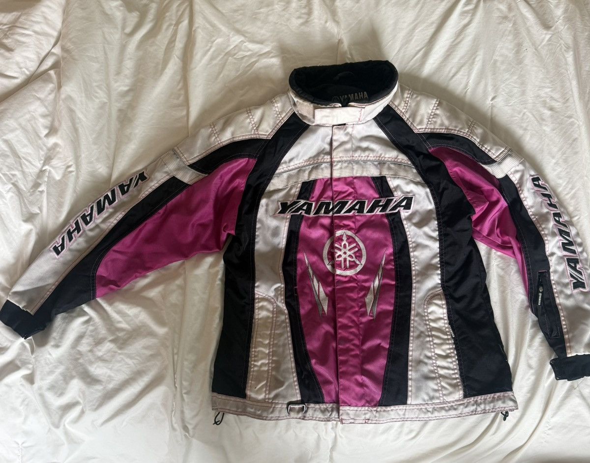 Yamaha Womens Pink Yamaha Race Jacket Size L / US 10 / IT 46 - 3 Thumbnail