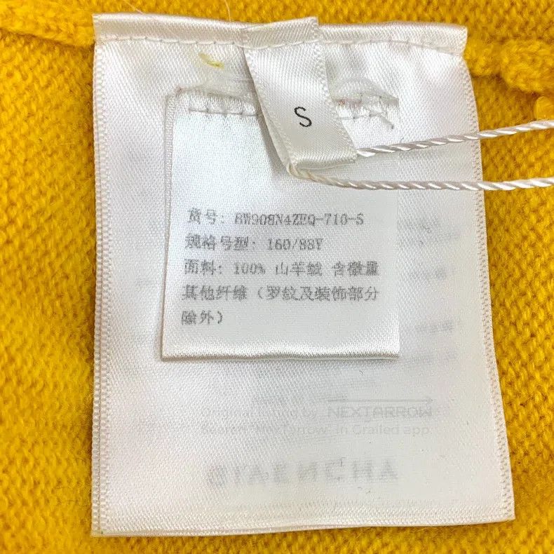 Givenchy Givenchy Orange Logo Fleece Cashmere Crewneck Long Sleeve Size US S / EU 44-46 / 1 - 7 Thumbnail