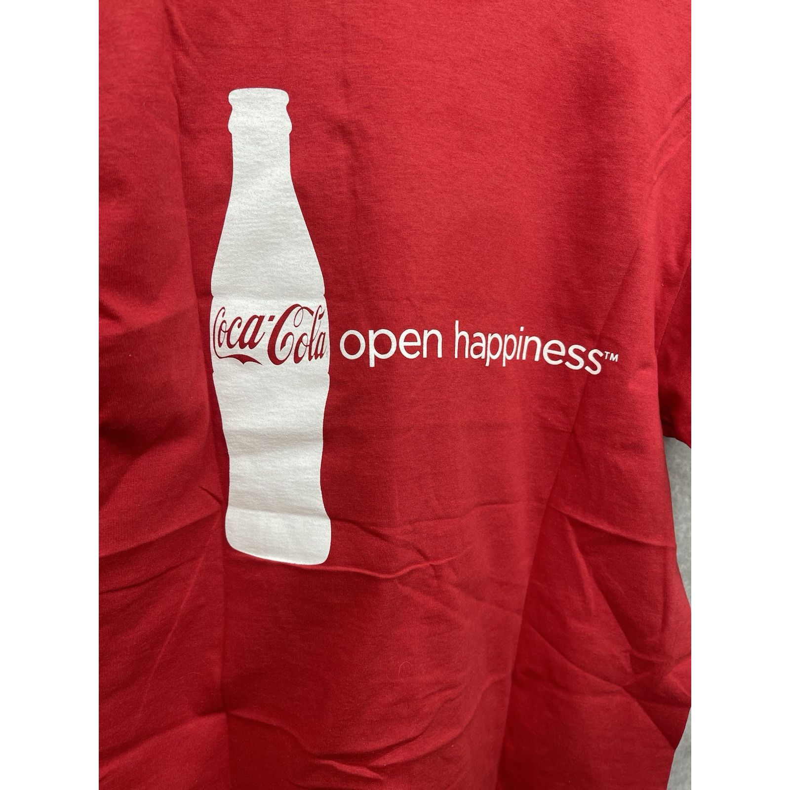 Fruit Of The Loom Vintage 90s Murakami Haruki Coca Cola Flip Flops Happiness M Size US M / EU 48-50 / 2 - 8 Thumbnail