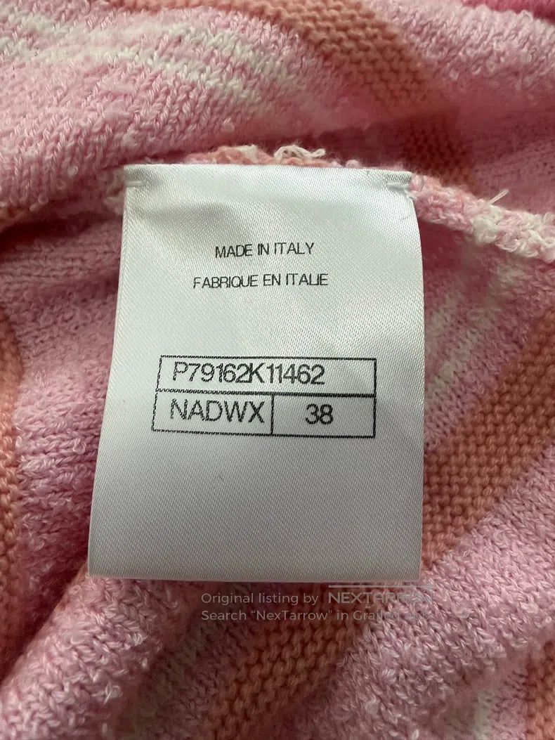 Chanel Chanel Pink towel fabric striped vest Size XS / US 0-2 / IT 36-38 - 5 Thumbnail