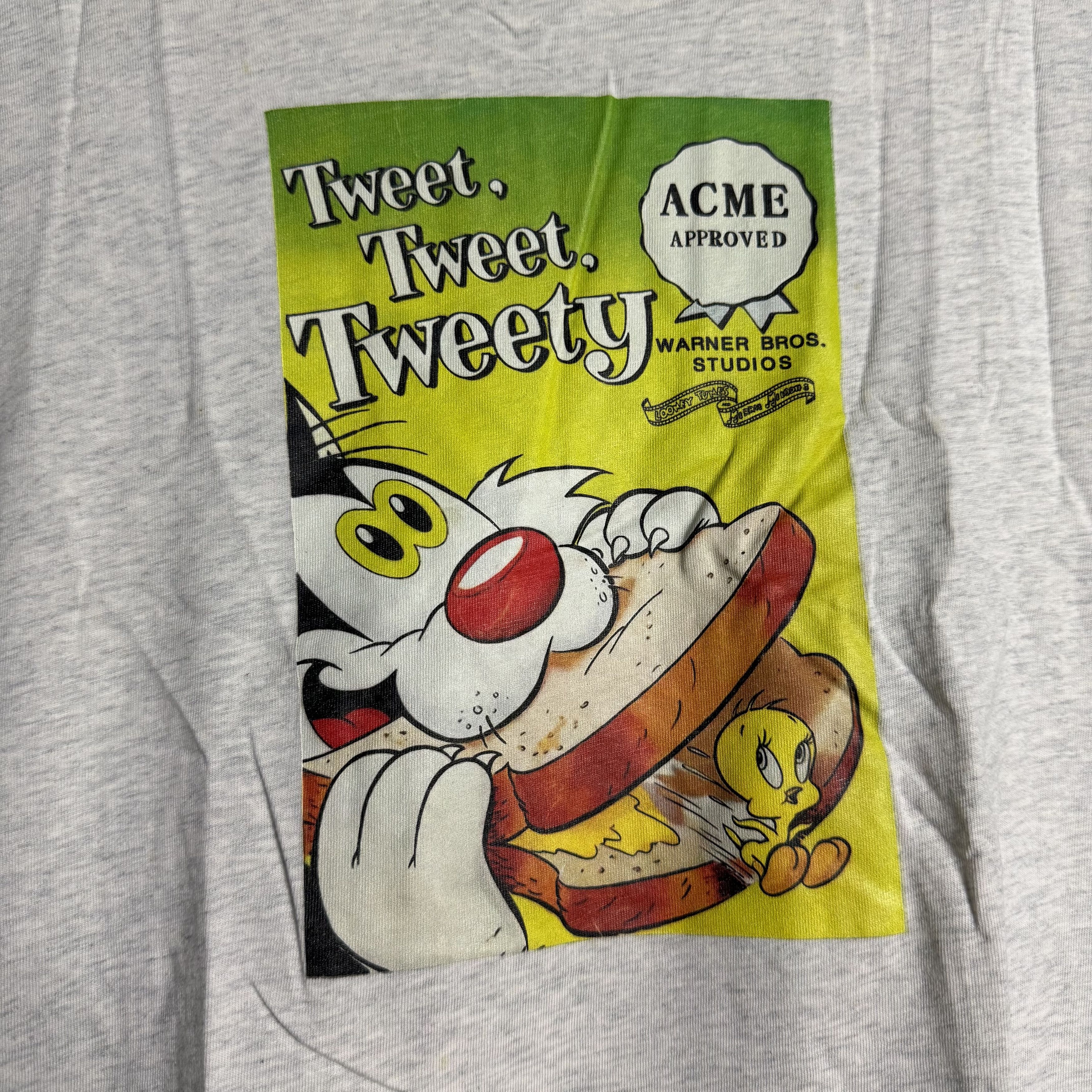 Warner Bros 🔥RARE🔥Vintage Looney Tunes Warner Bros T-shirt Size US L / EU 52-54 / 3 - 3 Thumbnail
