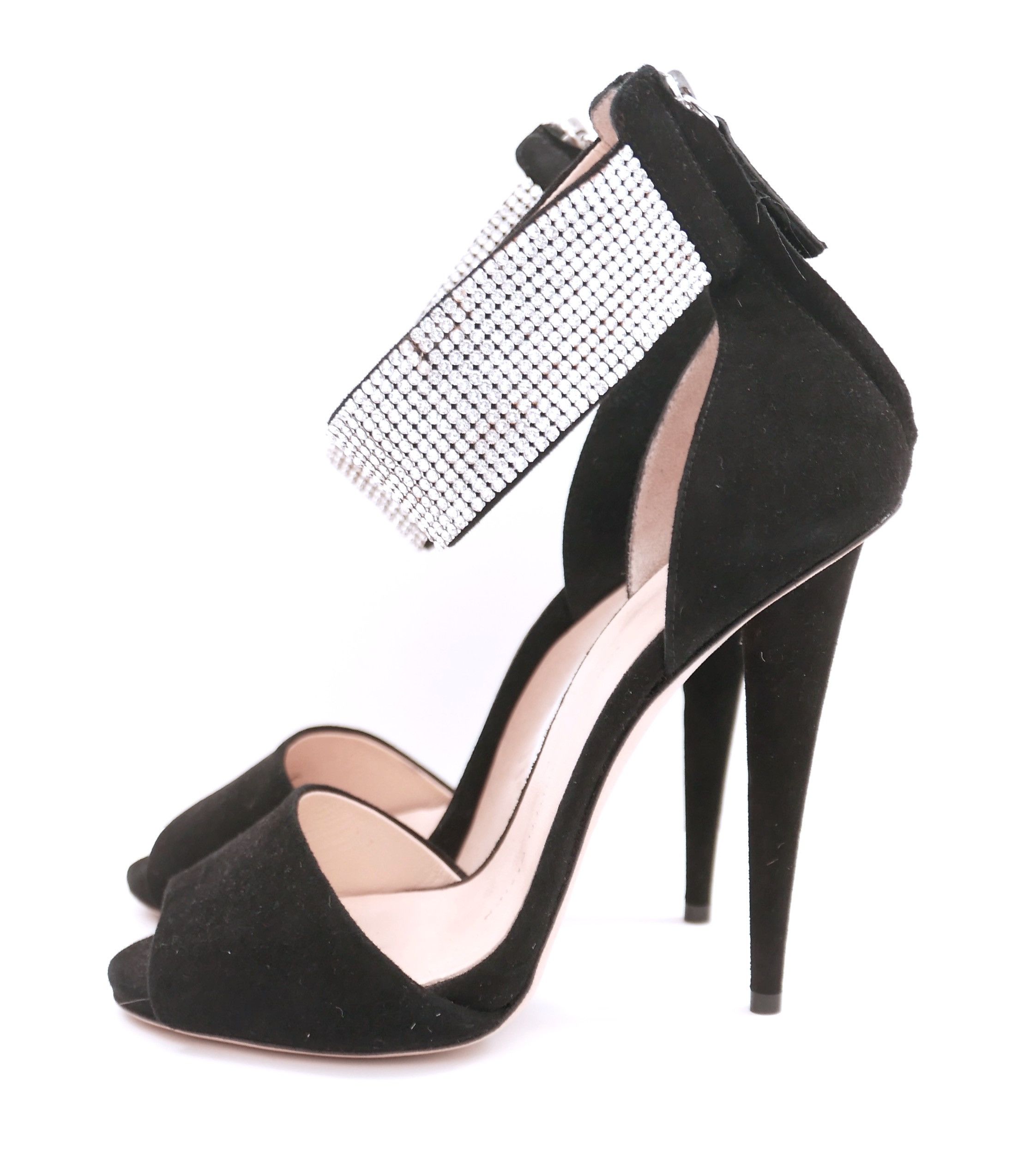 Giuseppe Zanotti Giuseppe Zanotti £1200 Crystal Cuff Sandals Heels Size US 6 / IT 36 - 1 Thumbnail