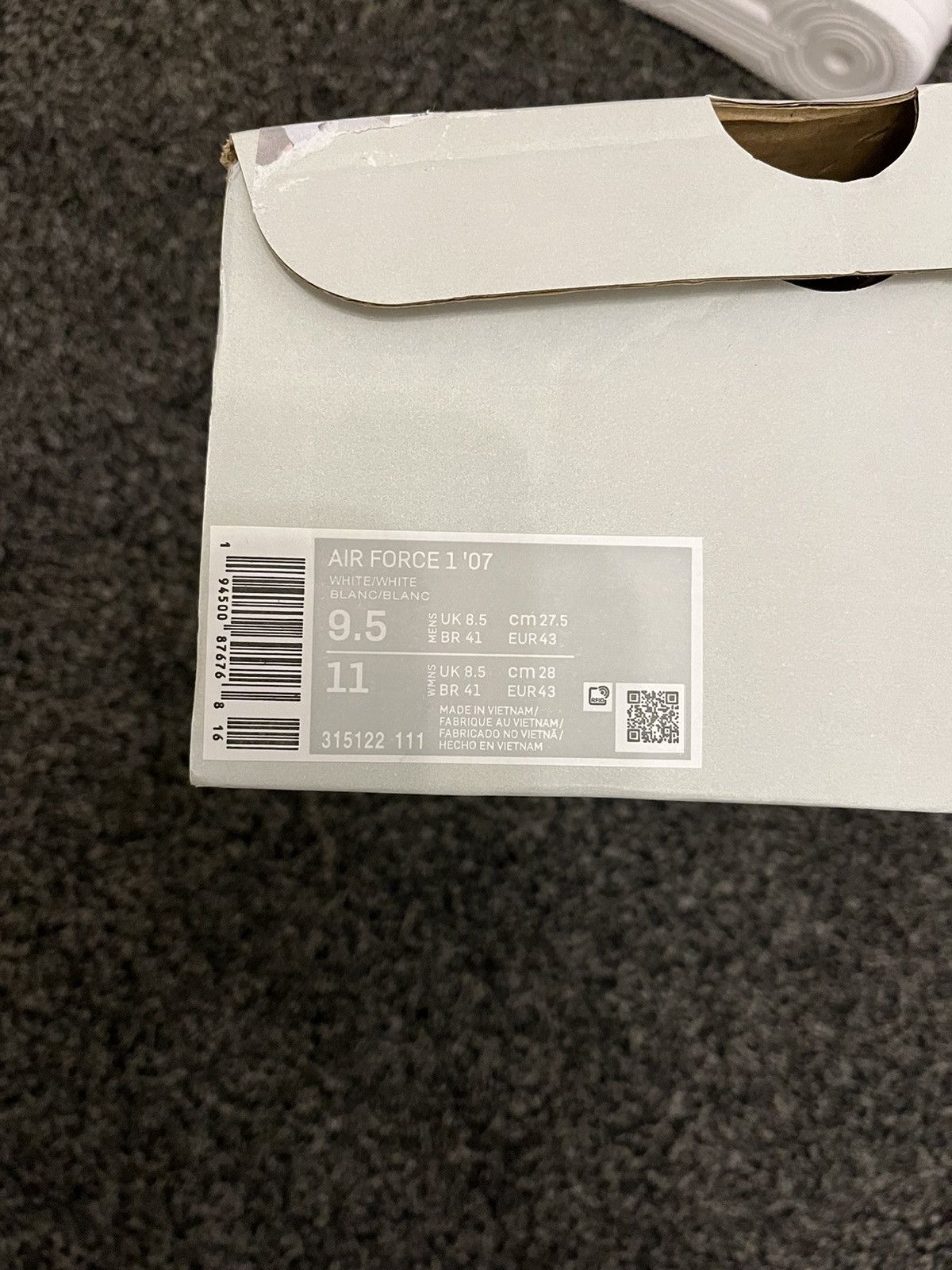 Nike Nike Air Force 1 Size US 10 / EU 43 - 9 Thumbnail