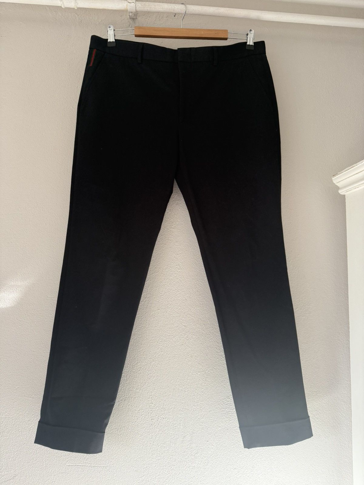 Gucci Gucci “Riding” Black Cotton Trousers Size US 36 / EU 52 - 1 Thumbnail
